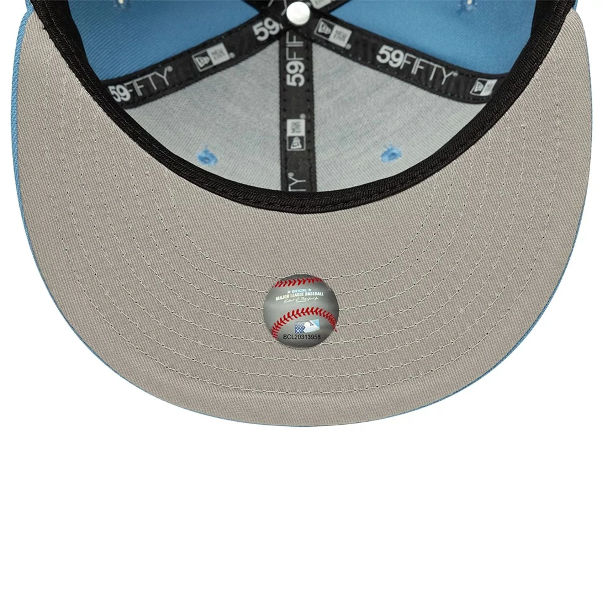 Detroit Tigers MLB Pastel Blue 59FIFTY Fitted Cap - Image 2