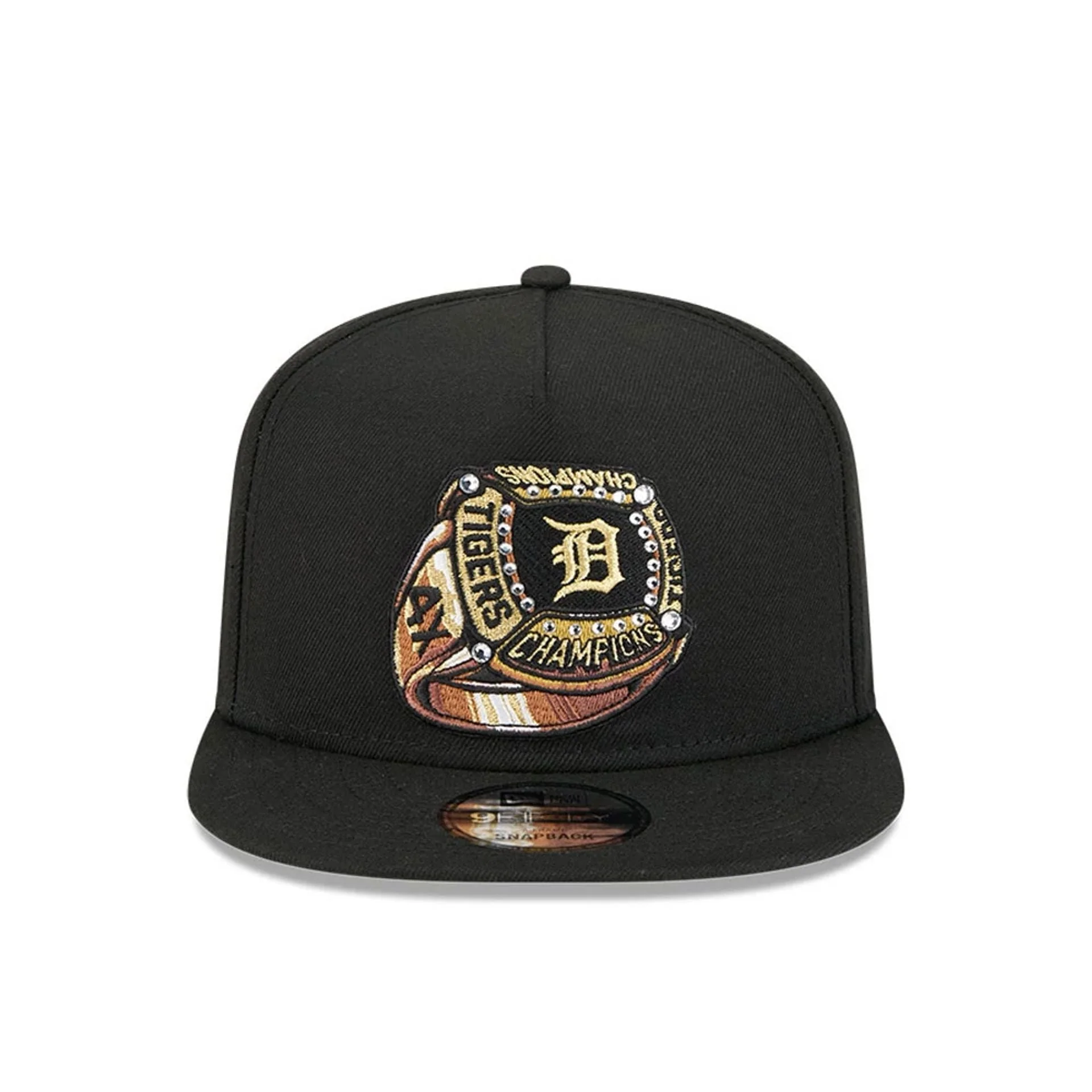 Detroit Tigers MLB Ring Black 9FIFTY A-Frame Snapback Adjustable Cap - Image 3