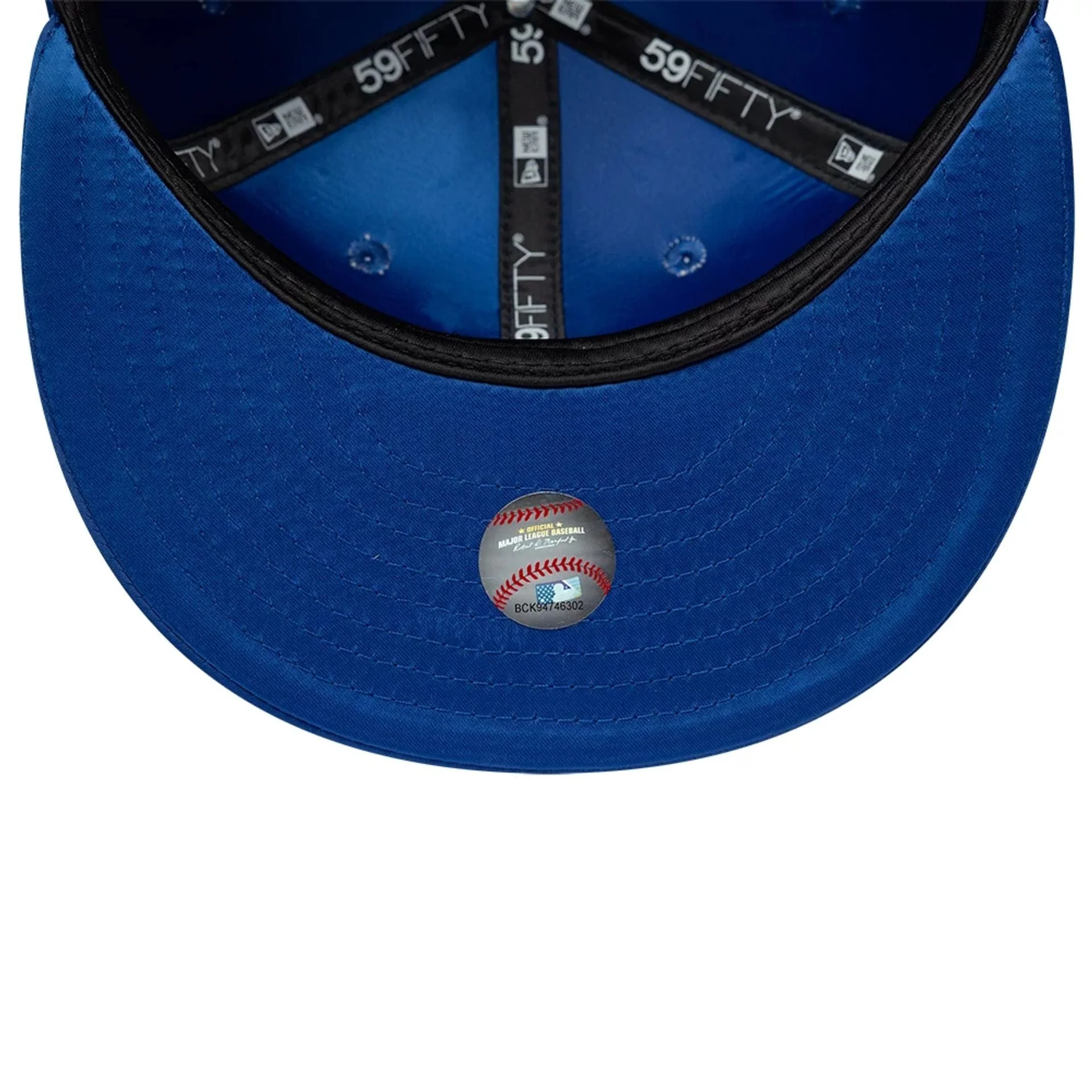 Detroit Tigers MLB Satin Blue 59FIFTY Fitted Cap - Image 7