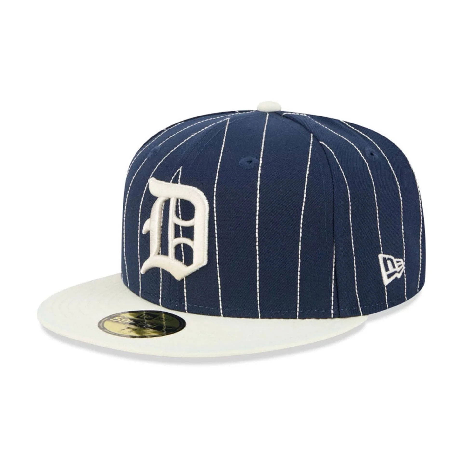 Detroit Tigers MLB Stripes Dark Blue 59FIFTY Fitted Cap - Image 4