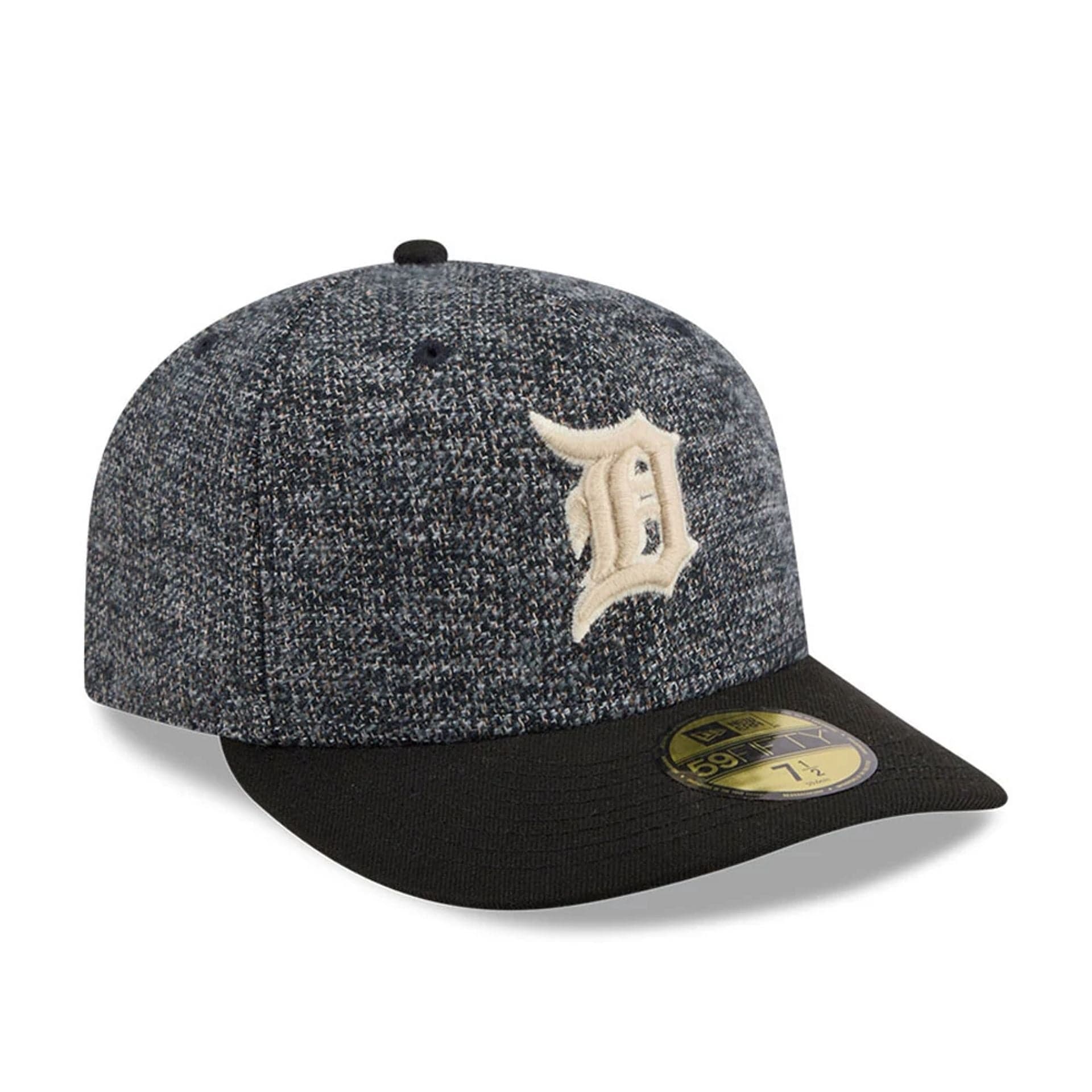 Detroit Tigers MLB Tweedy Cotton Black 59FIFTY Fitted Cap - Image 4