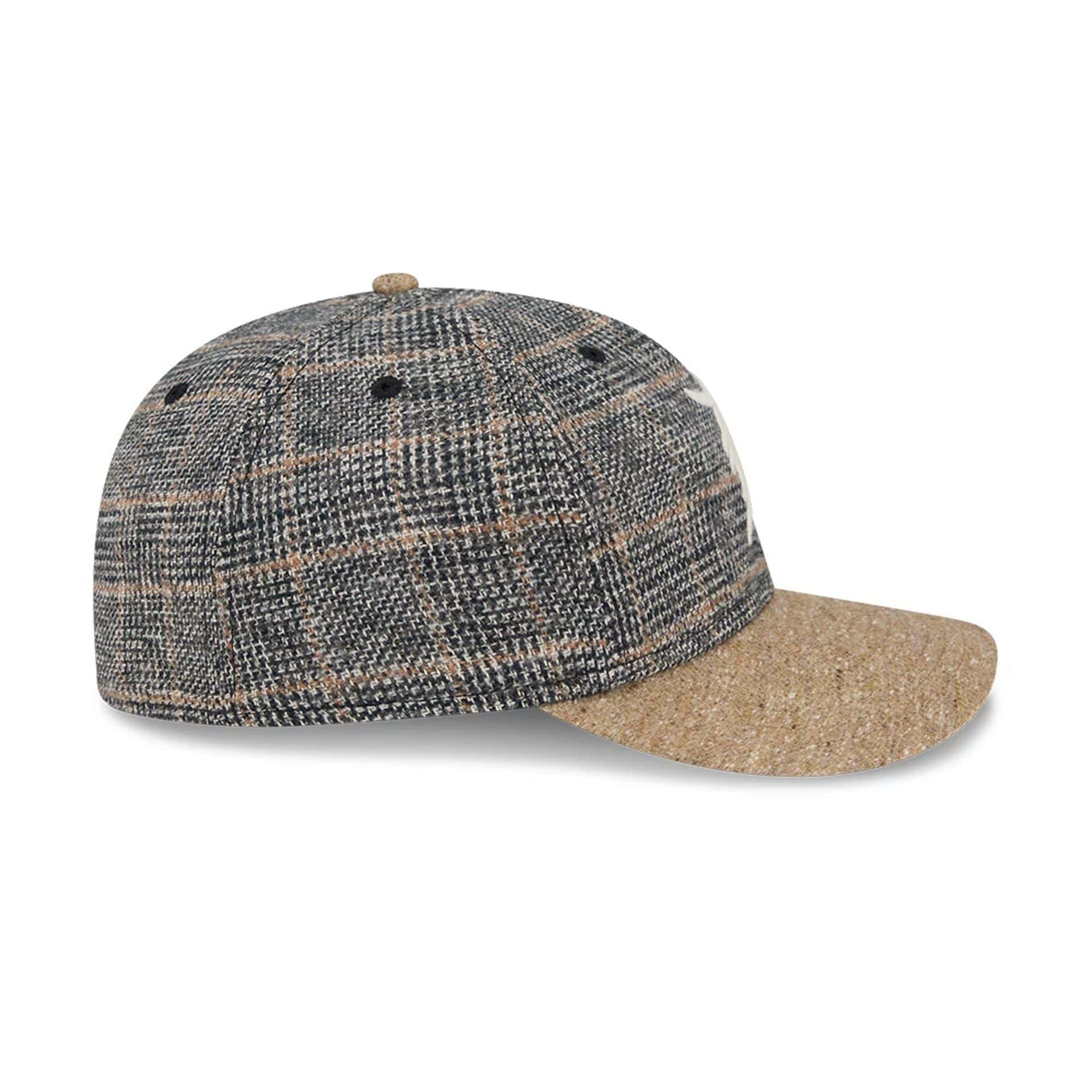 Detroit Tigers MLB Vintage Tweed Open Blue Retro Crown 59FIFTY Fitted Cap - Image 7