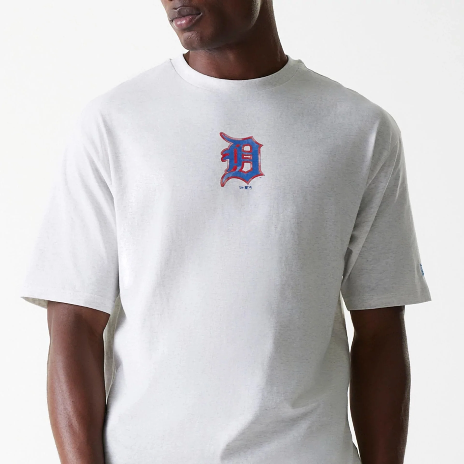 Detroit Tigers MLB World Series Pastel Grey Oversized T-Shirt - Image 3