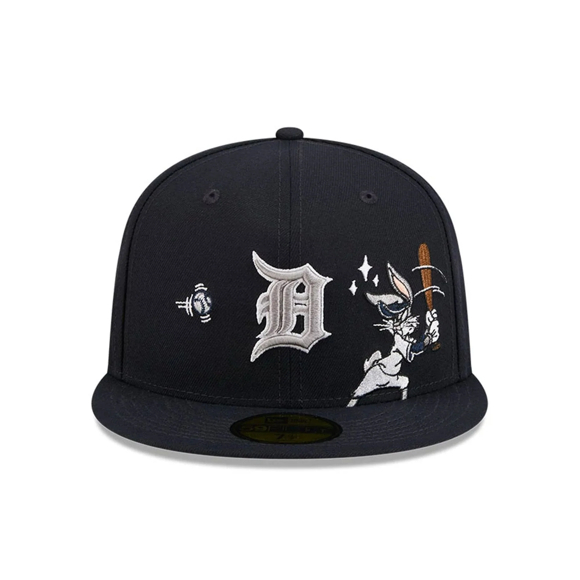 Detroit Tigers MLB X Looney Tunes Bugs Bunny Navy 59FIFTY Fitted Cap - Image 4