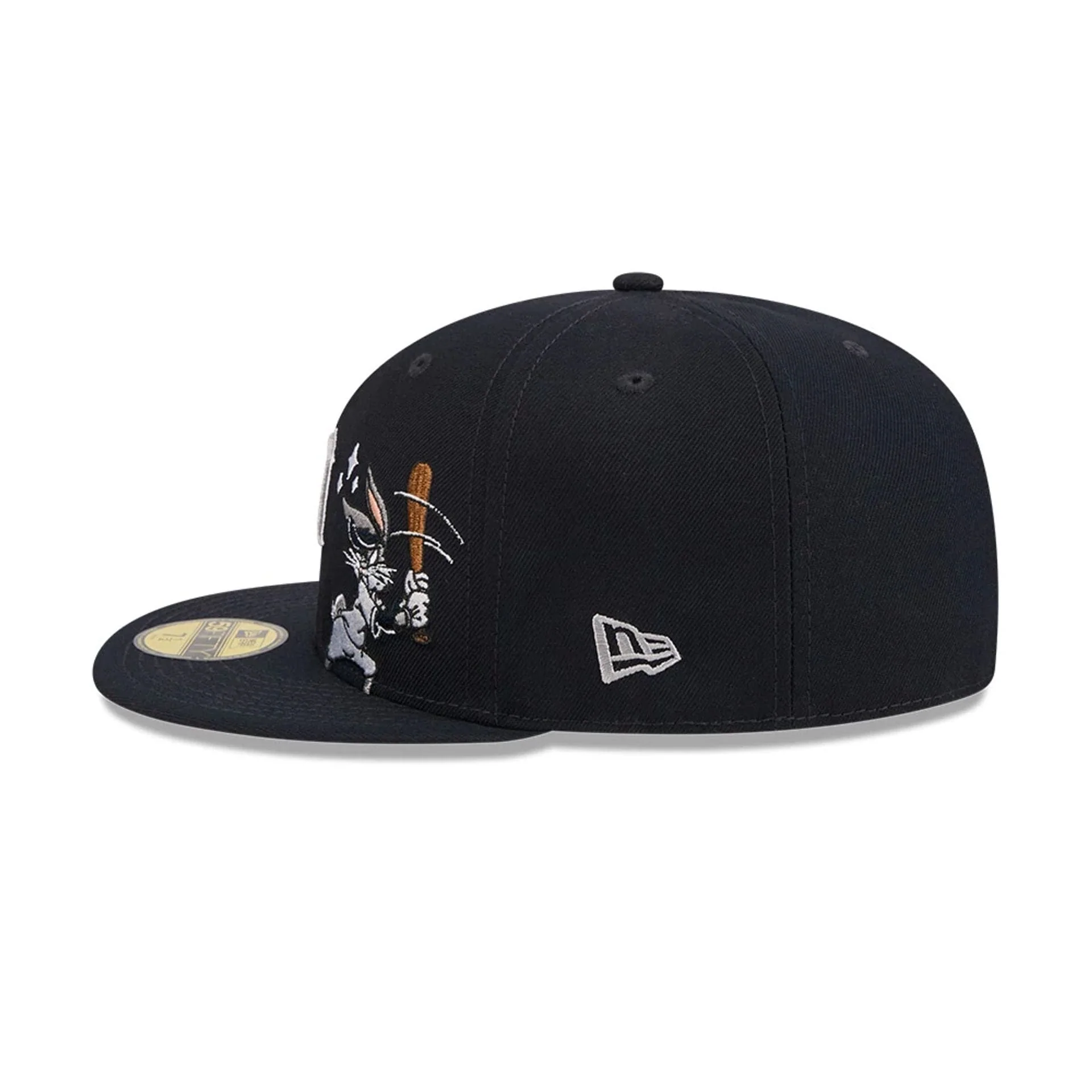 Detroit Tigers MLB X Looney Tunes Bugs Bunny Navy 59FIFTY Fitted Cap - Image 7