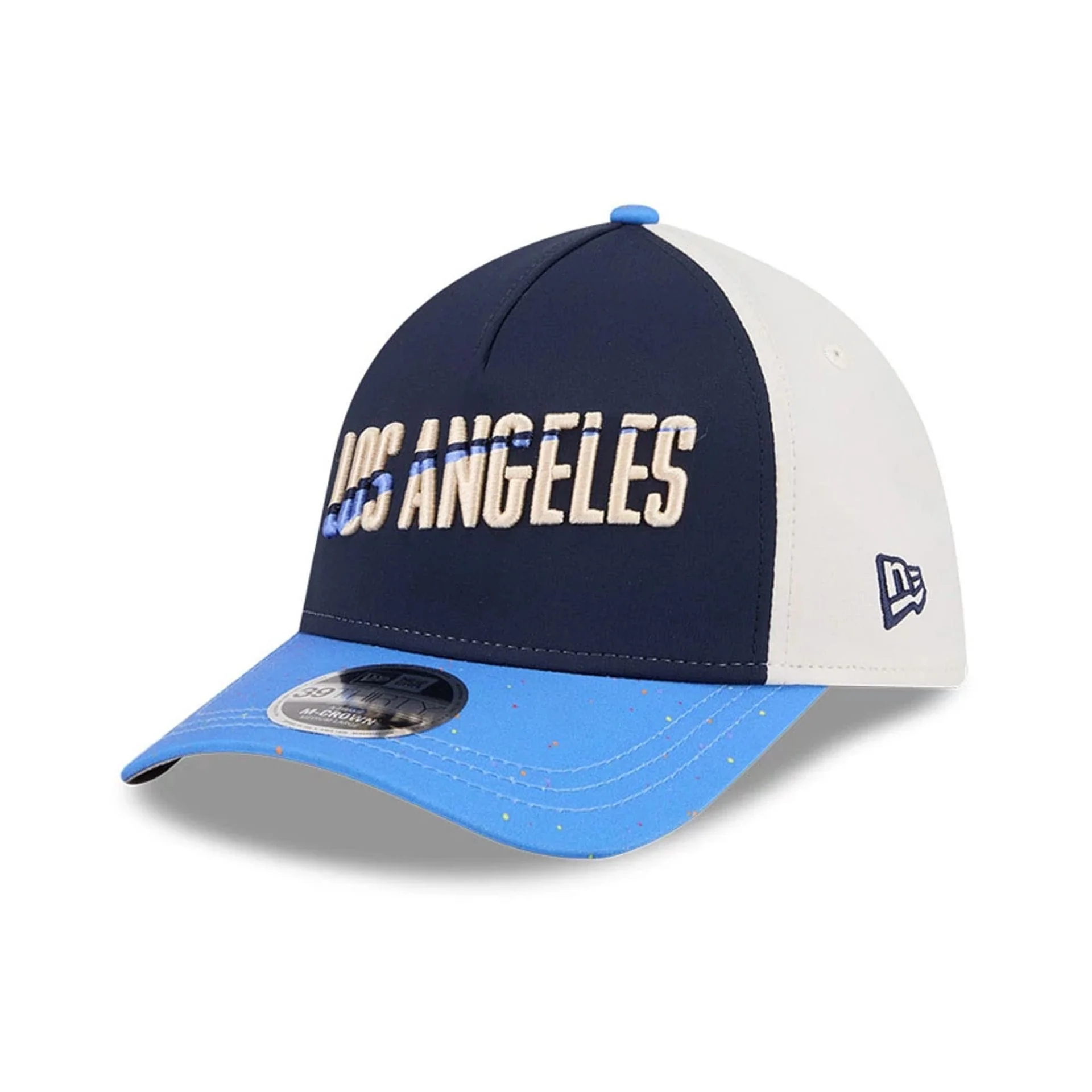 Dodgers MLB City Connect Navy 39THIRTY M-Crown A-Frame Stretch Fit Cap - Image 4