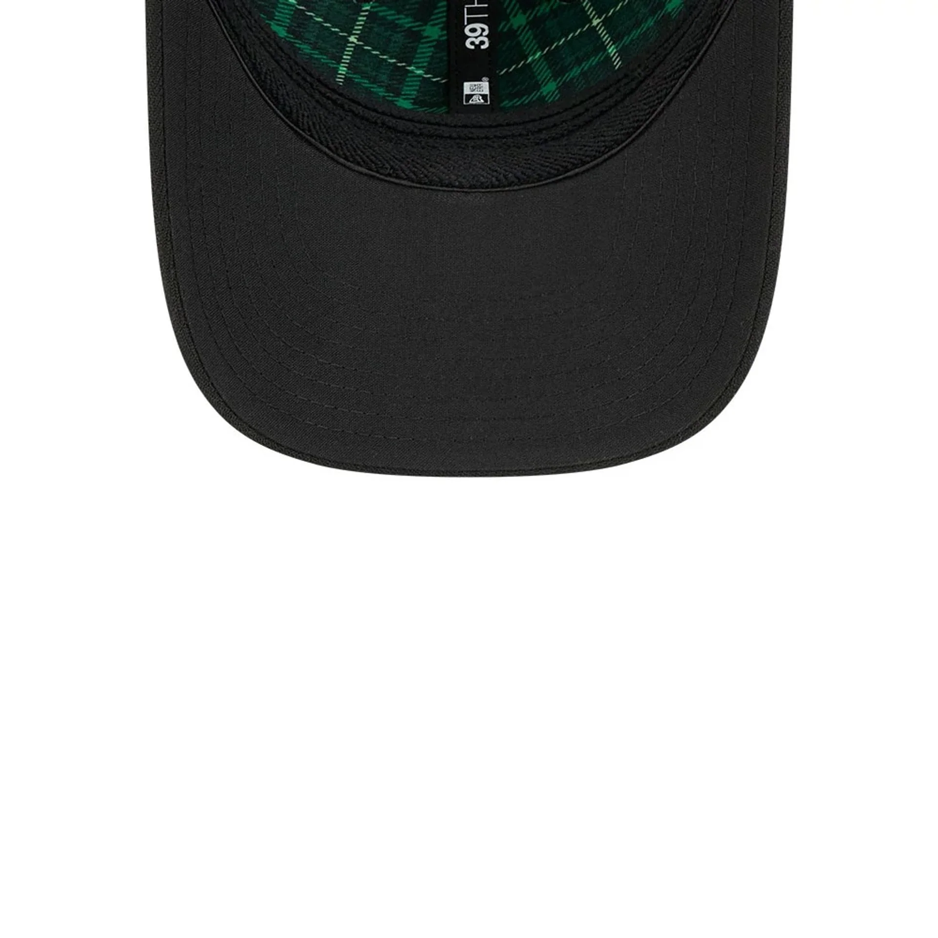 Dodgers MLB Saint Patrick's Day Black 39THIRTY M-Crown A-Frame Stretch Fit Cap - Image 7