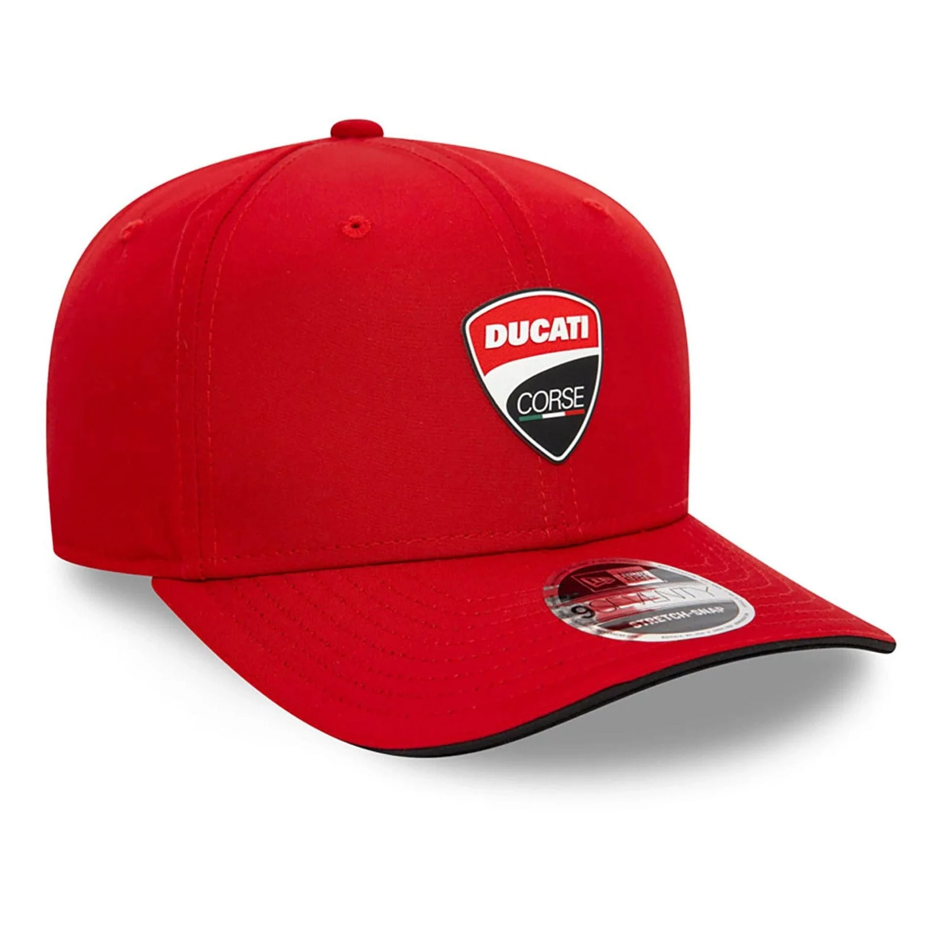 Ducati Motor Logo Core Red 9SEVENTY Stretch Snap Adjustable Cap - Image 3