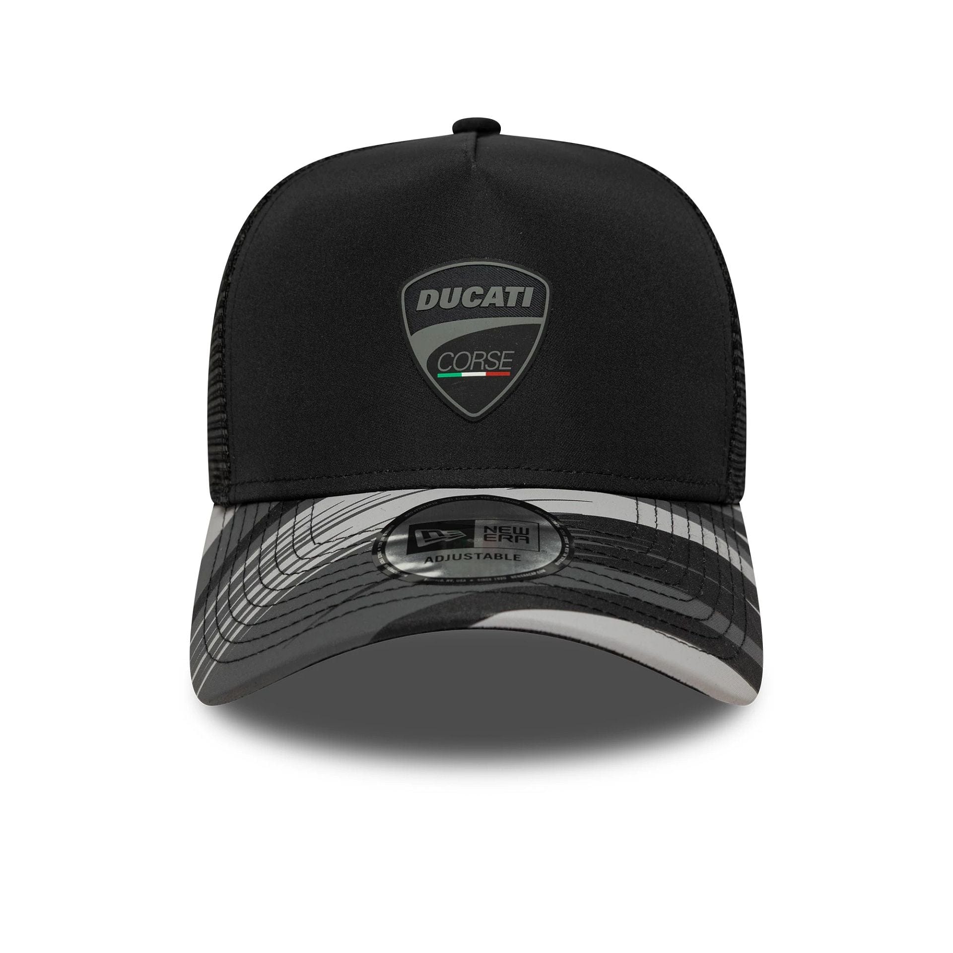 Ducati Motor Logo Print Black 9FORTY A-Frame Trucker Cap - Image 2