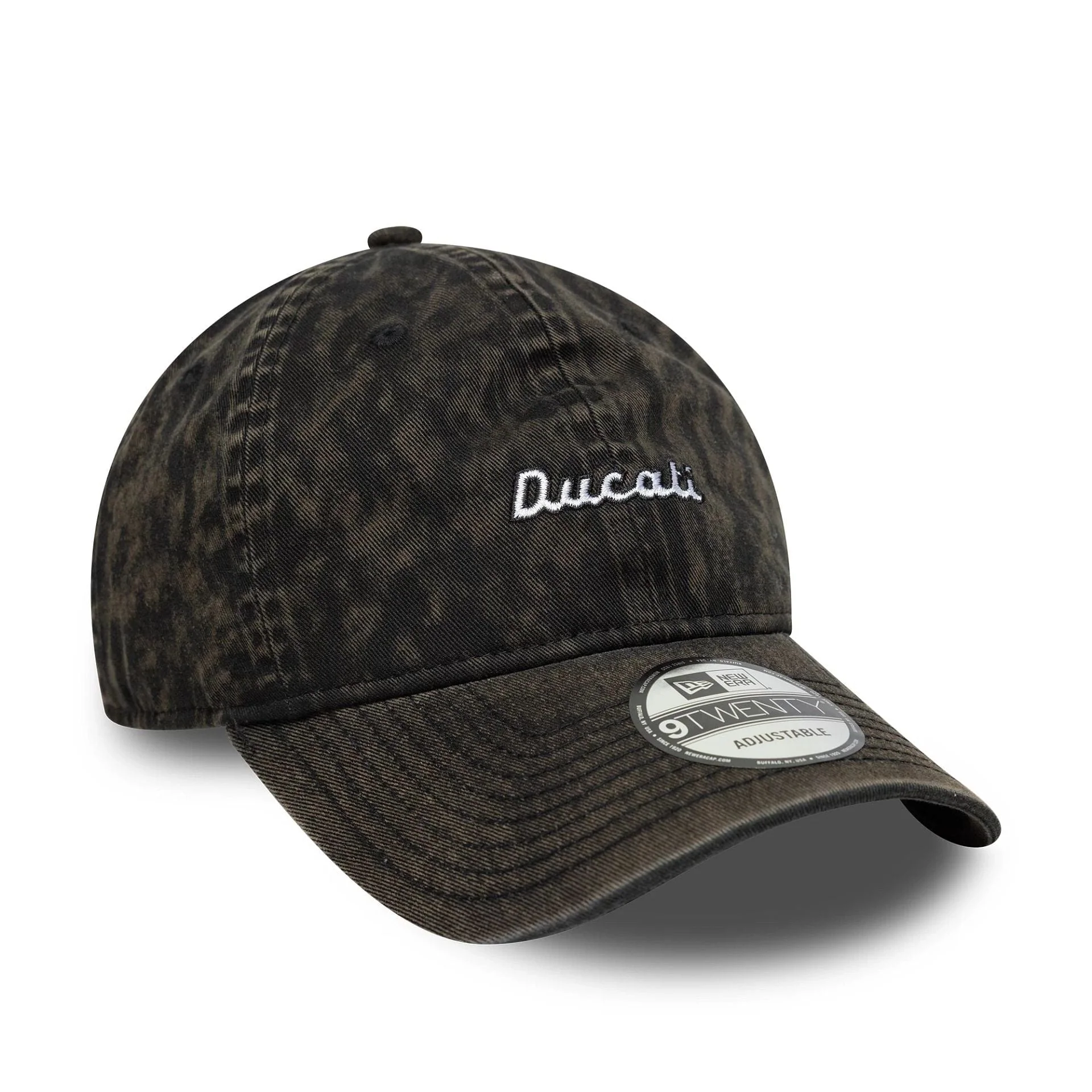 Ducati Wordmark Washed Black 9TWENTY Cap - Image 3
