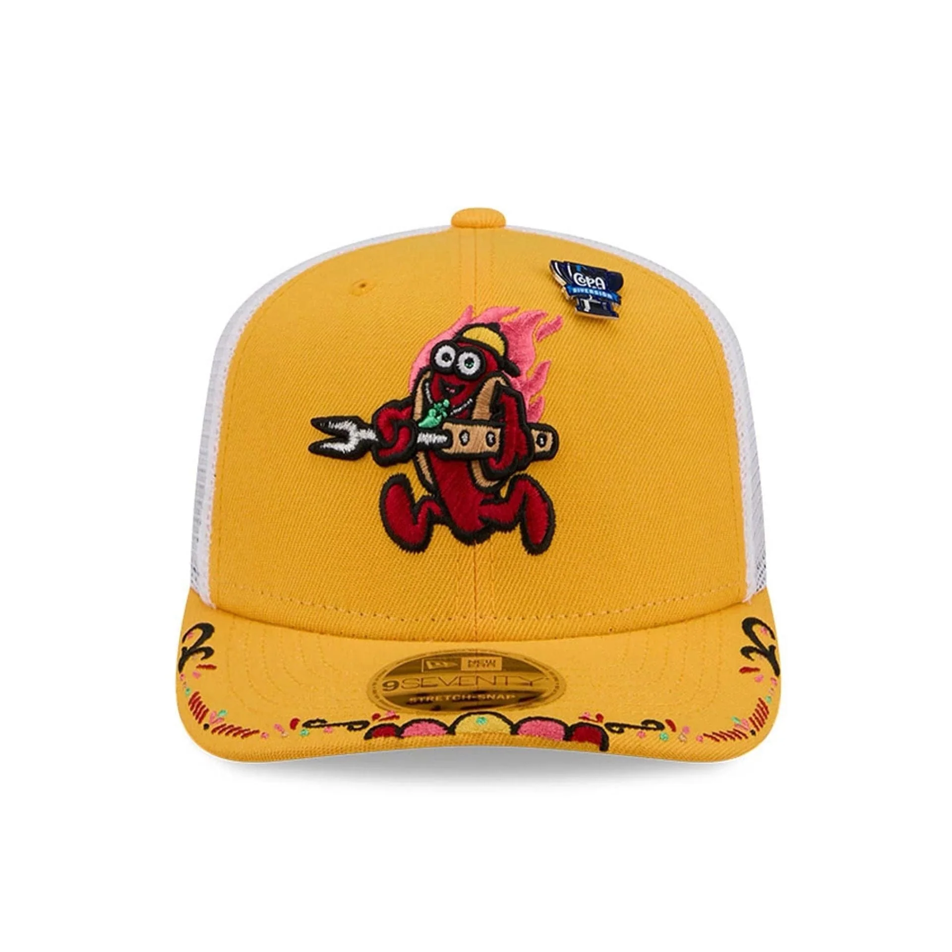Ducks MiLB La Copa 2026 Dark Yellow 9SEVENTY Stretch Snap Adjustable Cap - Image 3