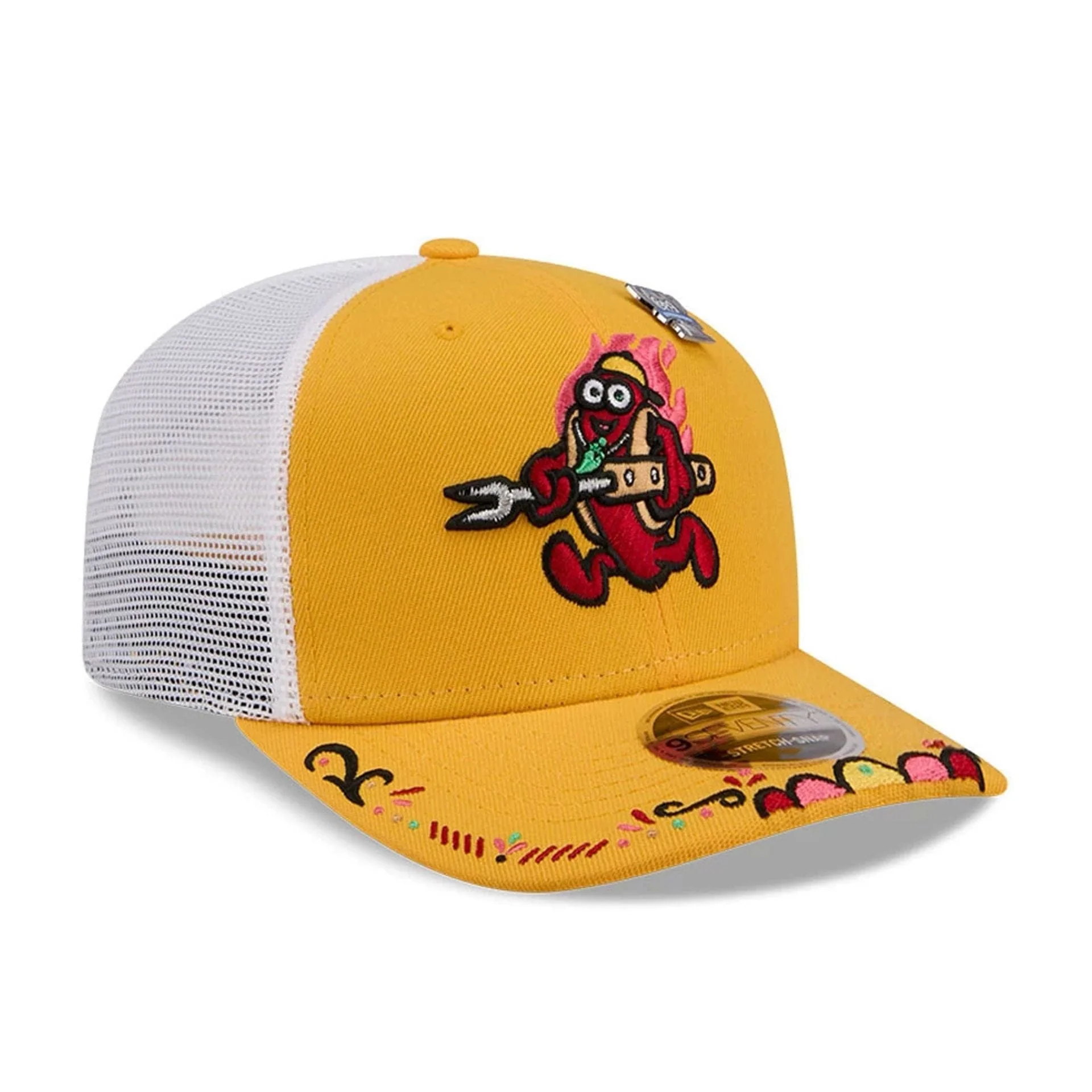Ducks MiLB La Copa 2026 Dark Yellow 9SEVENTY Stretch Snap Adjustable Cap - Image 4