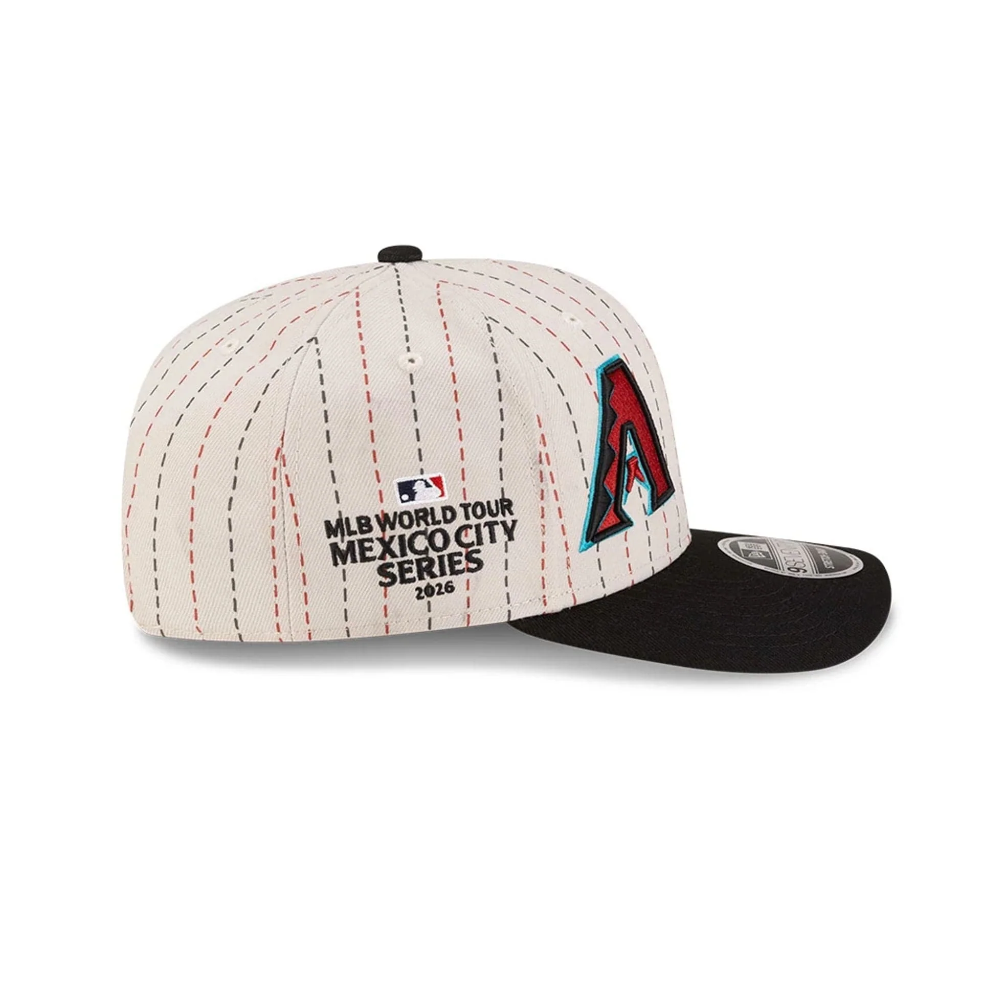 Dueling League MLB Mexico City Series 2026 Light Beige 9SEVENTY Stretch Snap Adjustable Cap - Image 5
