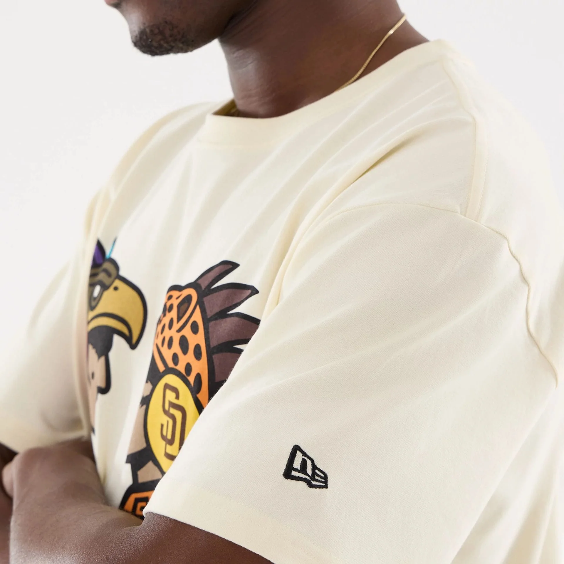 Dueling Logo MLB Mexico City Series 2026 Cream T-Shirt - Image 5