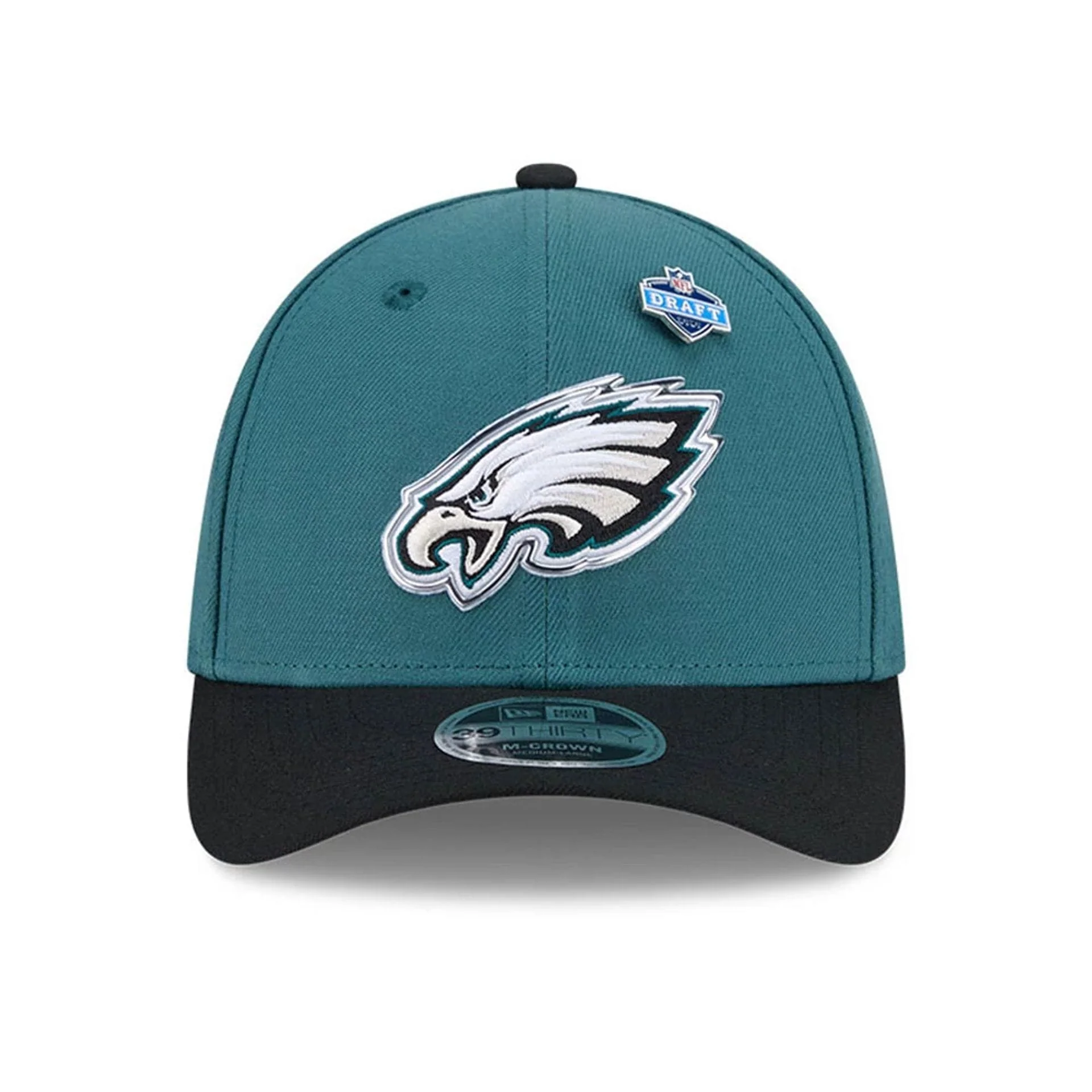 Eagles NFL Draft 2026 Dark Green 39THIRTY M-Crown Stretch Fit Cap - Image 3