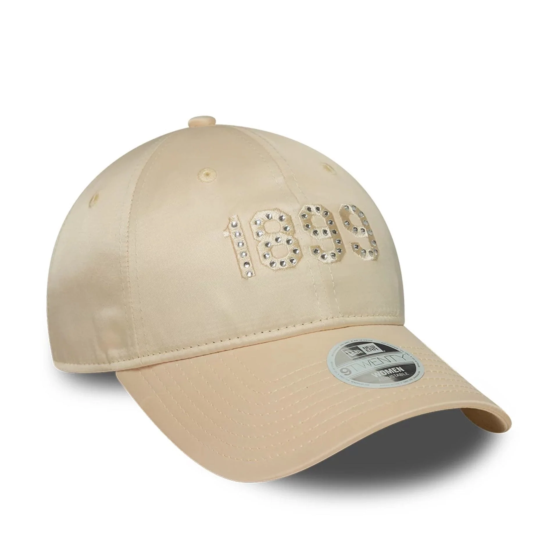 FC Barcelona Womens Rhinestone Light Beige 9TWENTY Adjustable Cap - Image 3