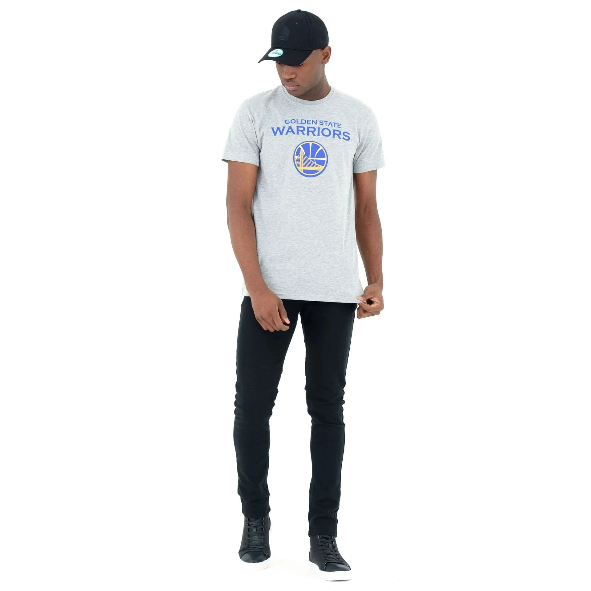 Golden State Warriors NBA Regular Grey T-Shirt - Image 6