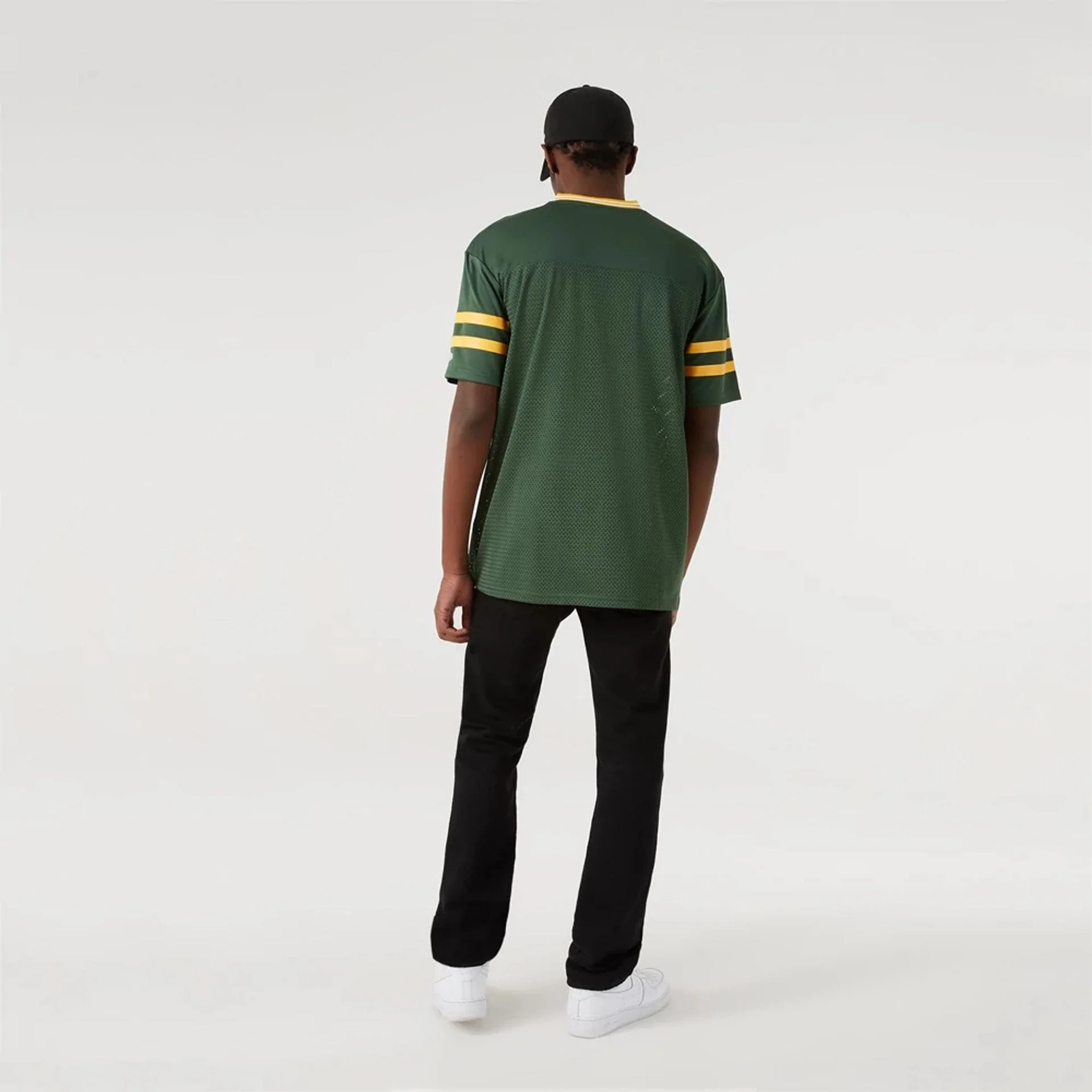 Green Bay Packers NFL Dark Green Mesh T-Shirt - Image 6