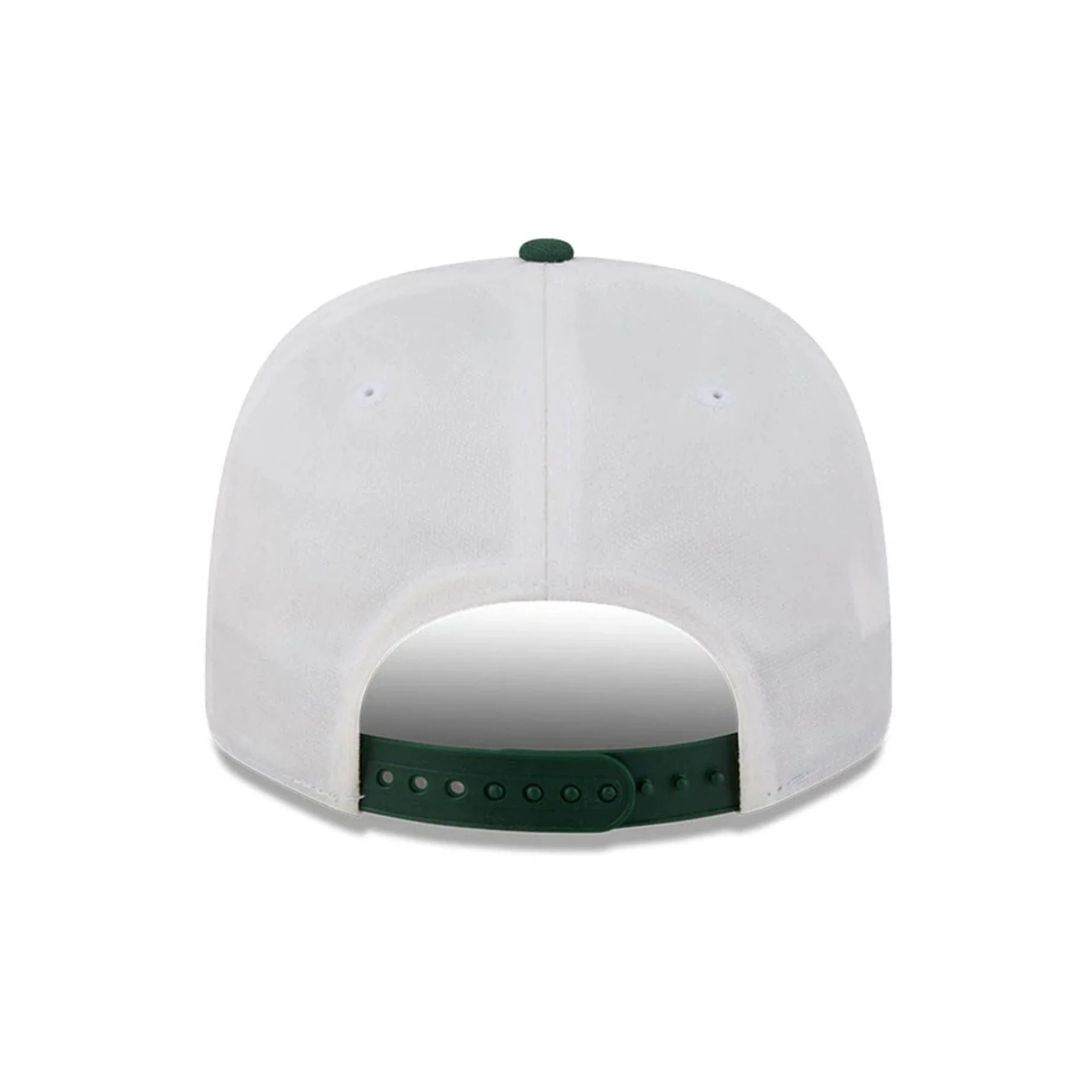 Green Bay Packers NFL Duck Cloth White 9SEVENTY Stretch Snap Cap - Image 7