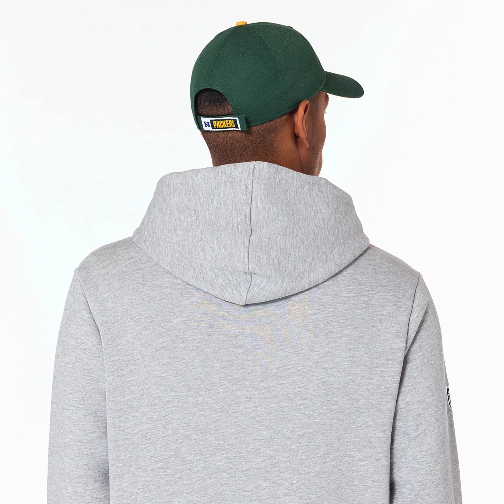 Green Bay Packers NFL Grey Pullover Hoodie - Image 4