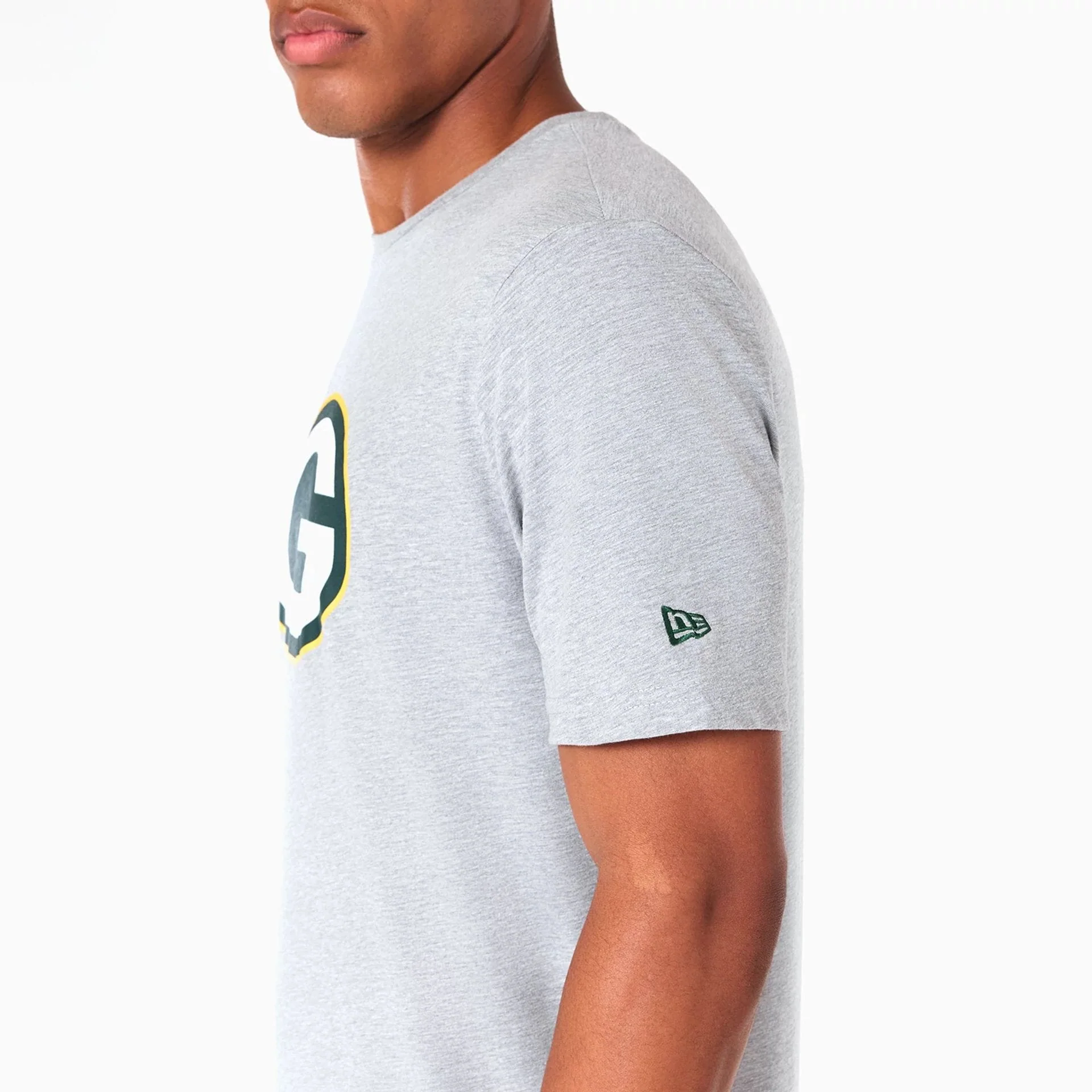 Green Bay Packers NFL Grey T-Shirt - Image 4