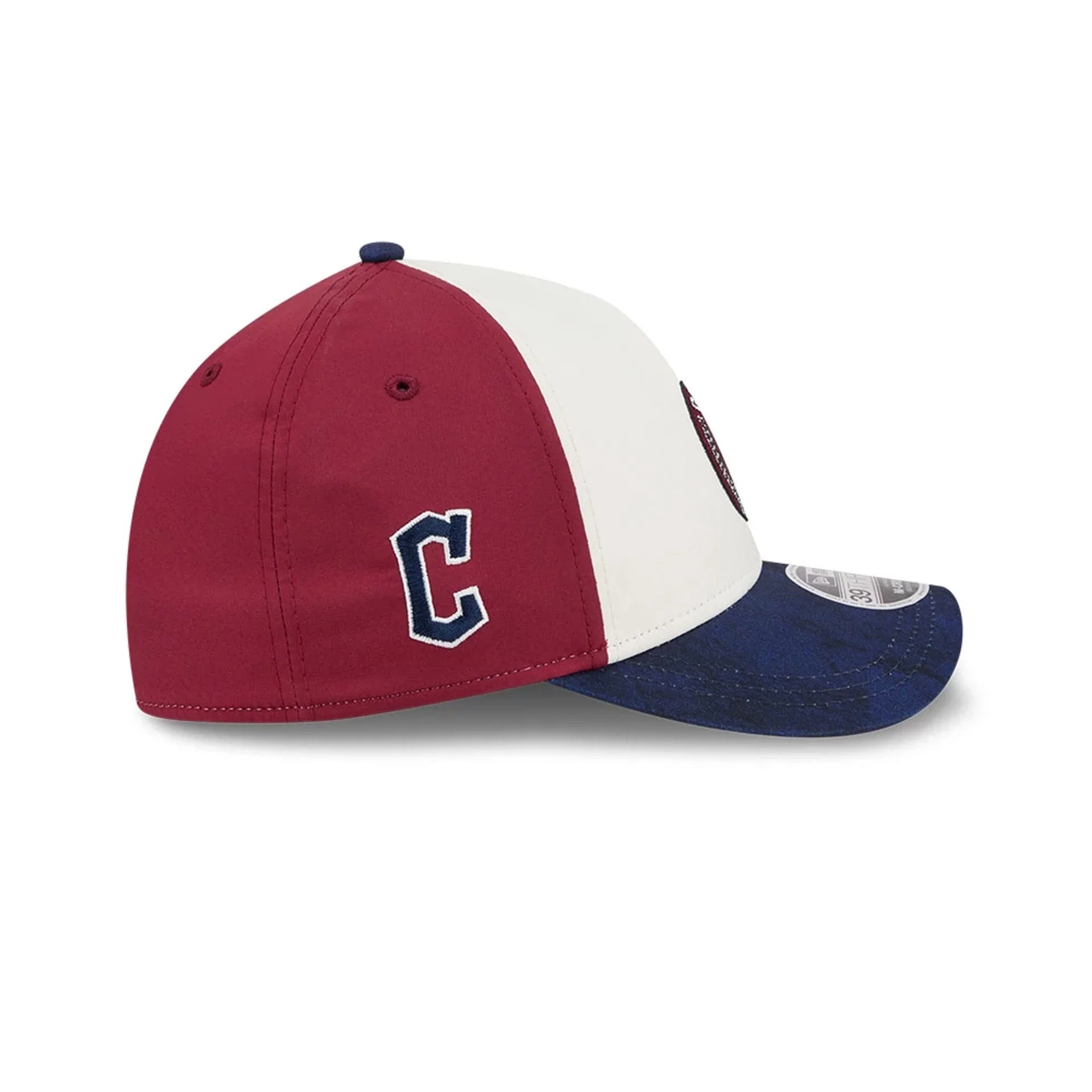 Guardians MLB City Connect White 39THIRTY M-Crown A-Frame Stretch Fit Cap - Image 6