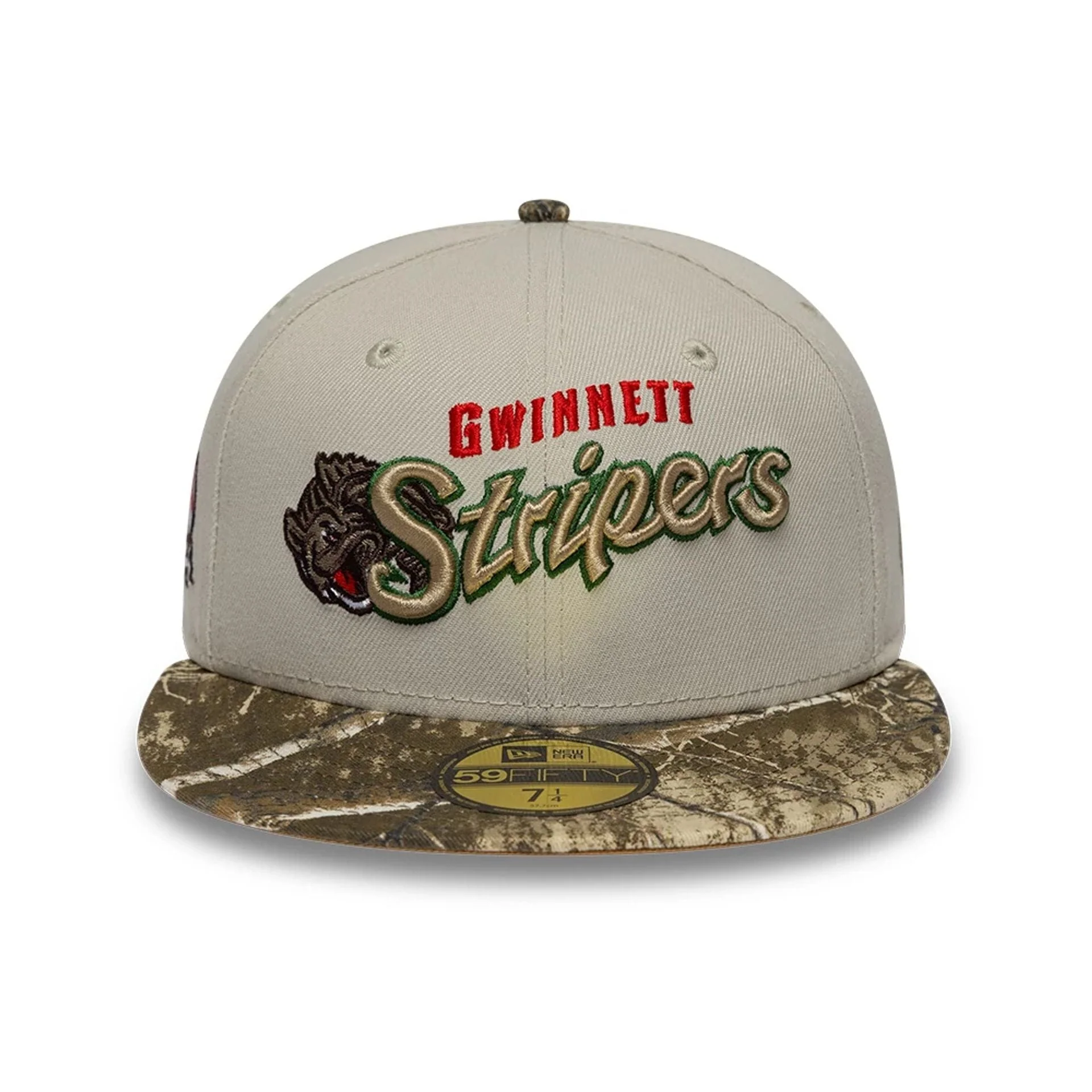 Gwinnett Stripers MiLB Hometown Beige 59FIFTY Fitted Cap - Image 3
