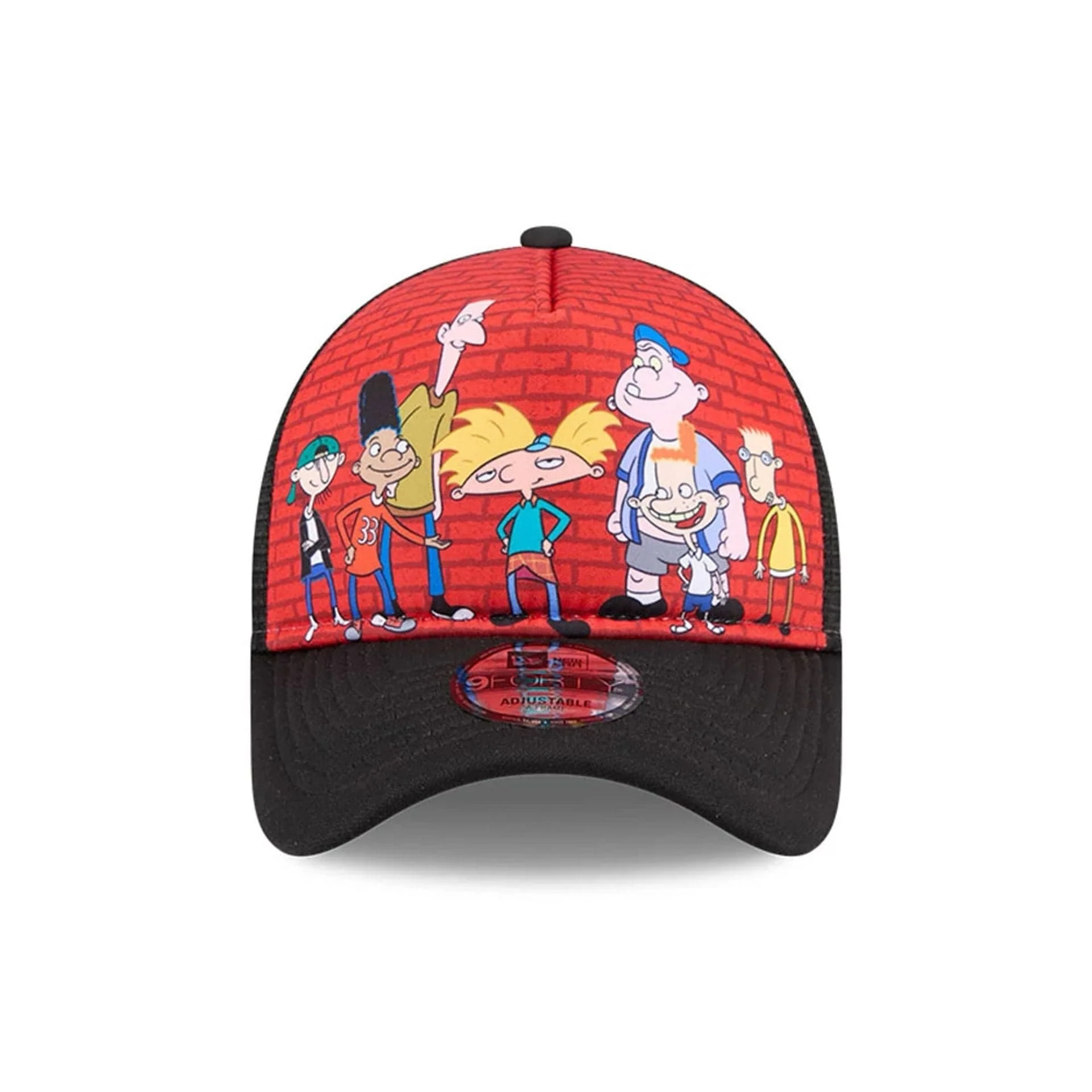 Hey Arnold Graphic Black 9FORTY A-Frame Trucker Adjustable Cap - Image 3