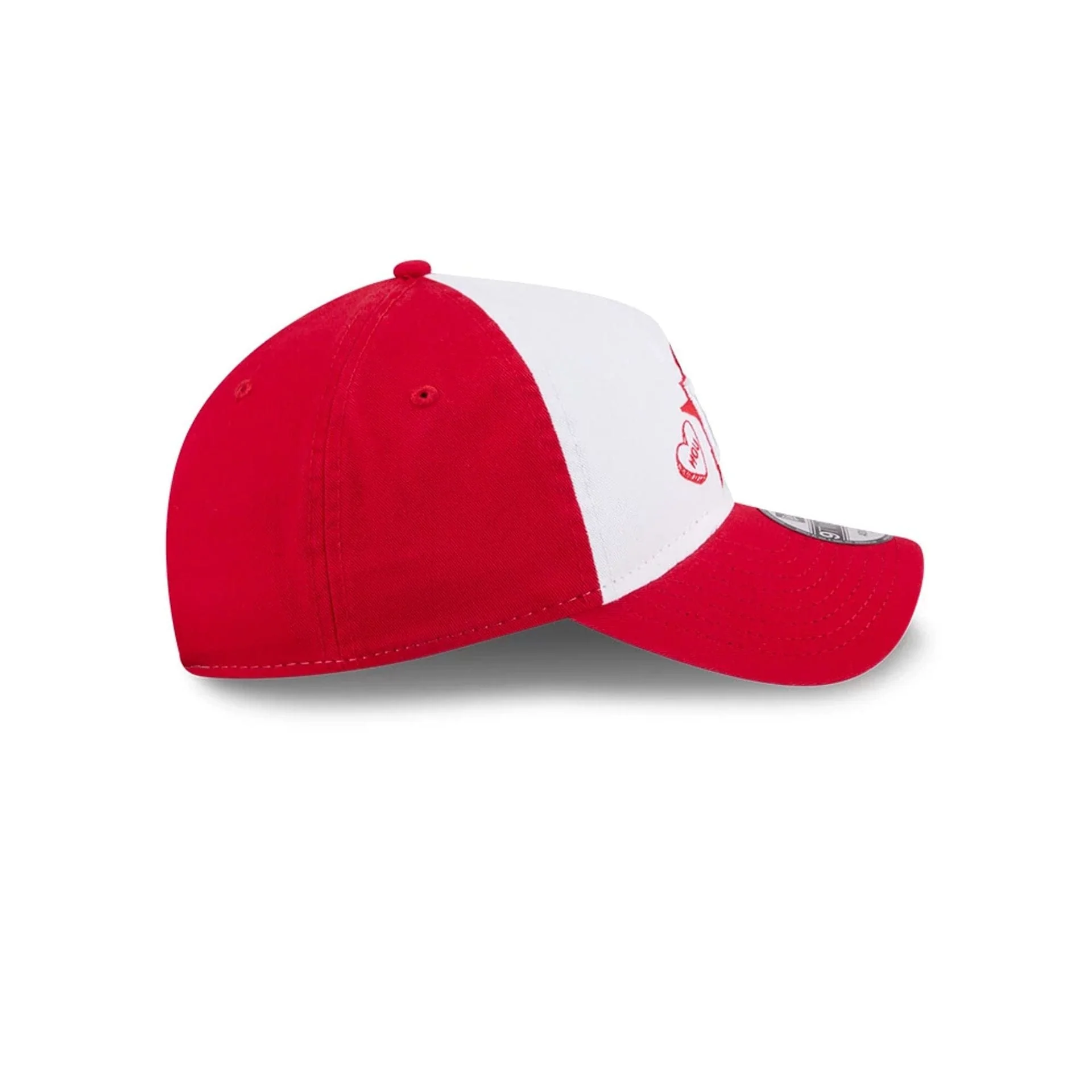 Houston Astros MLB Conversation Hearts Red 9TWENTY A-Frame Adjustable Cap - Image 7