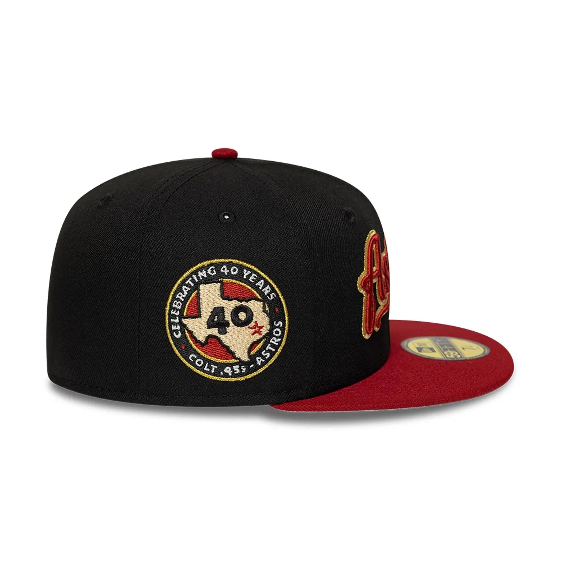 Houston Astros MLB Cooperstown Black 59FIFTY Fitted Cap - Image 6