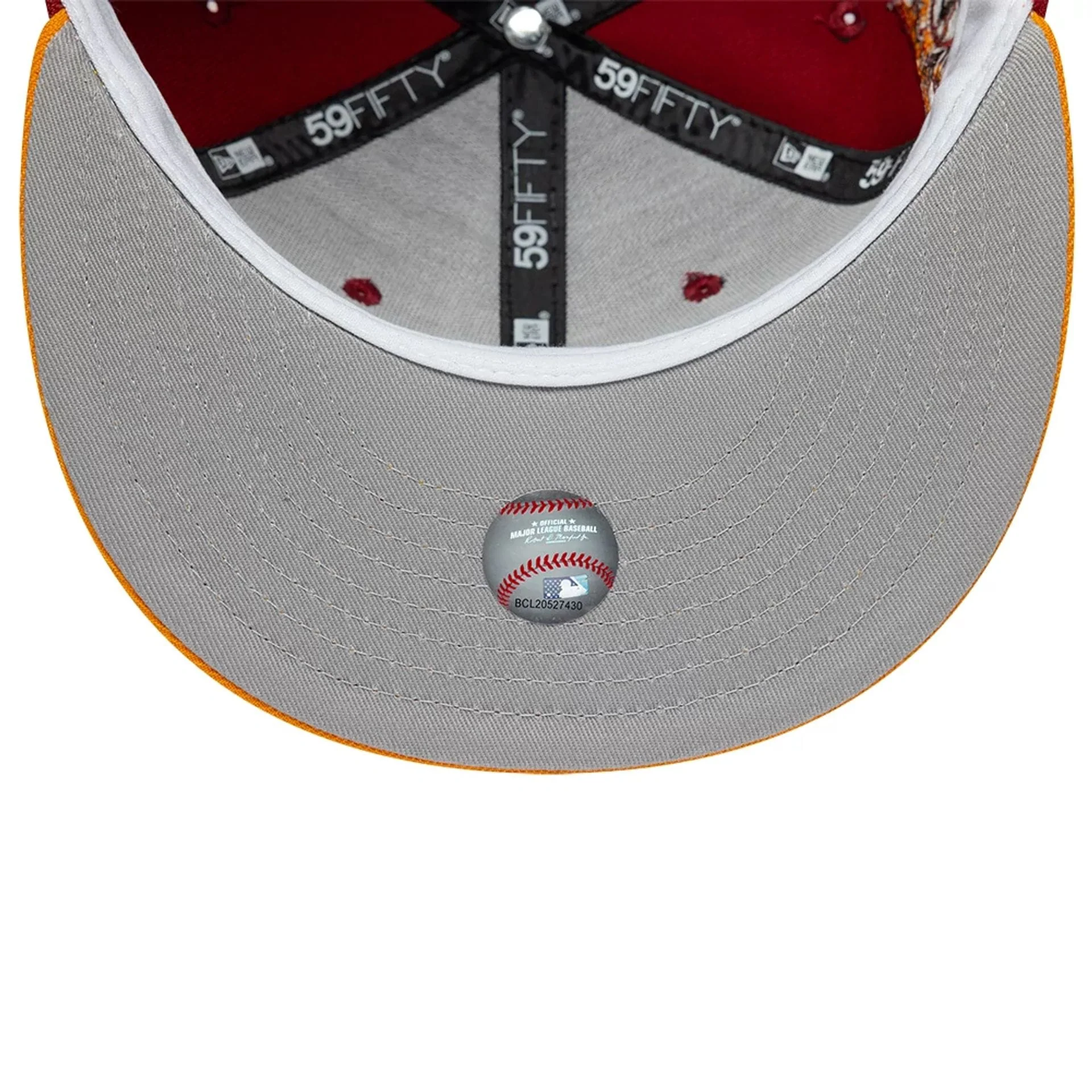 Houston Astros MLB Cooperstown Dark Red 59FIFTY Fitted Cap - Image 2