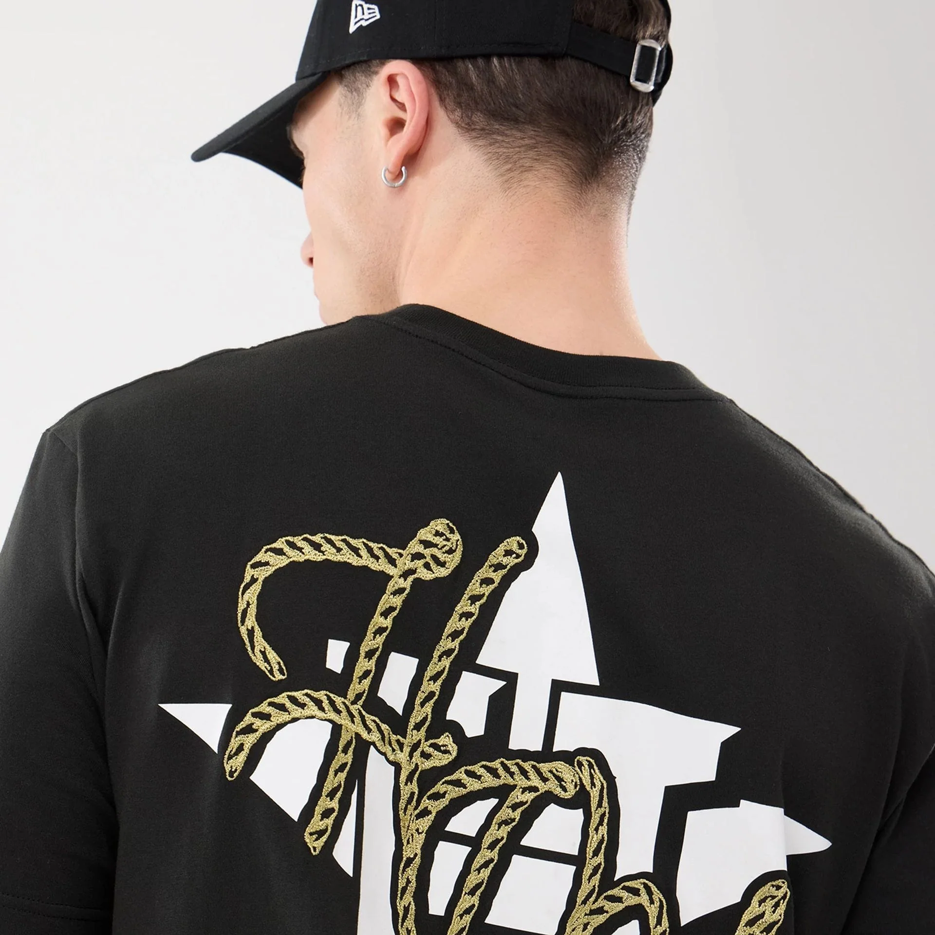 Houston Astros MLB Cowboy Graphic Black T-Shirt - Image 7