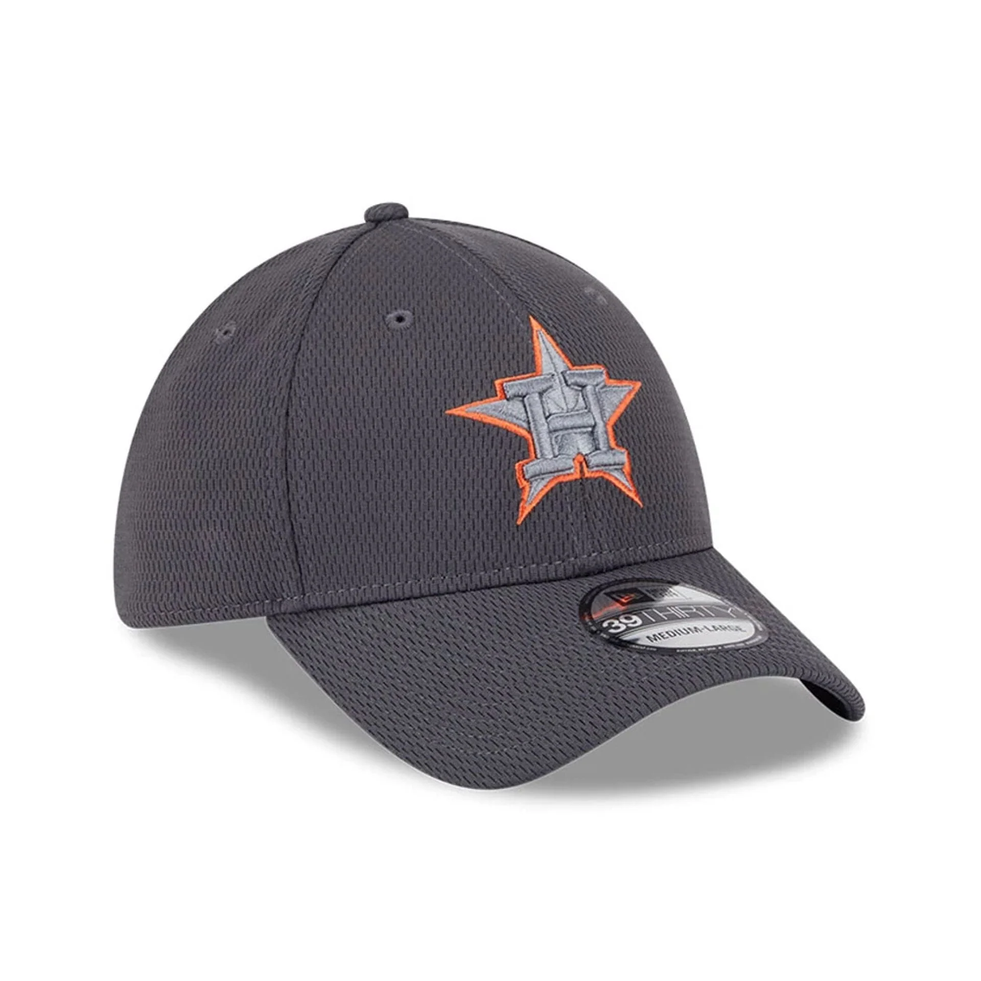 Houston Astros MLB Evergreen Dark Grey 39THIRTY Stretch Fit Cap - Image 3