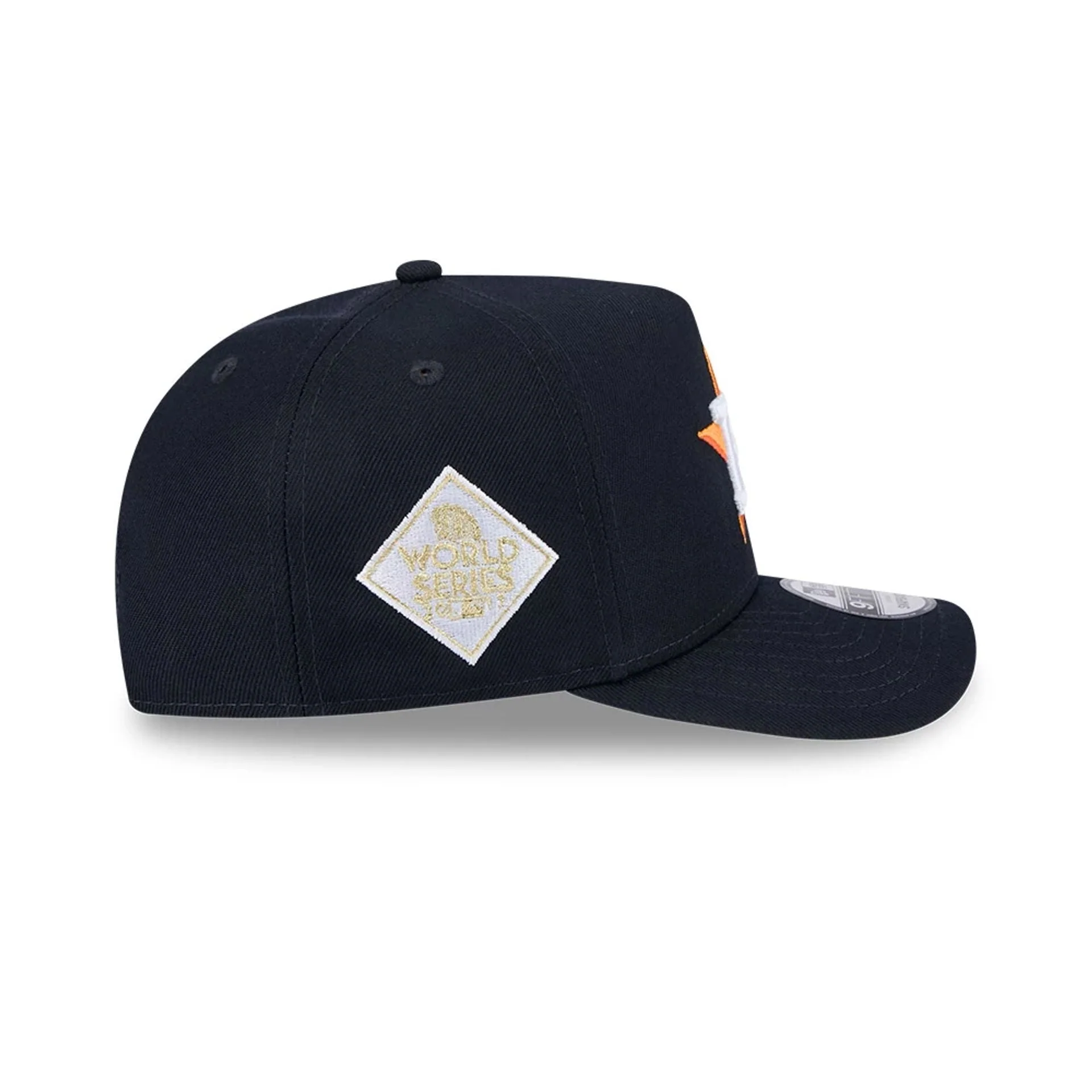 Houston Astros MLB Evergreen Navy 9FIFTY A-Frame Snapback Adjustable Cap - Image 5
