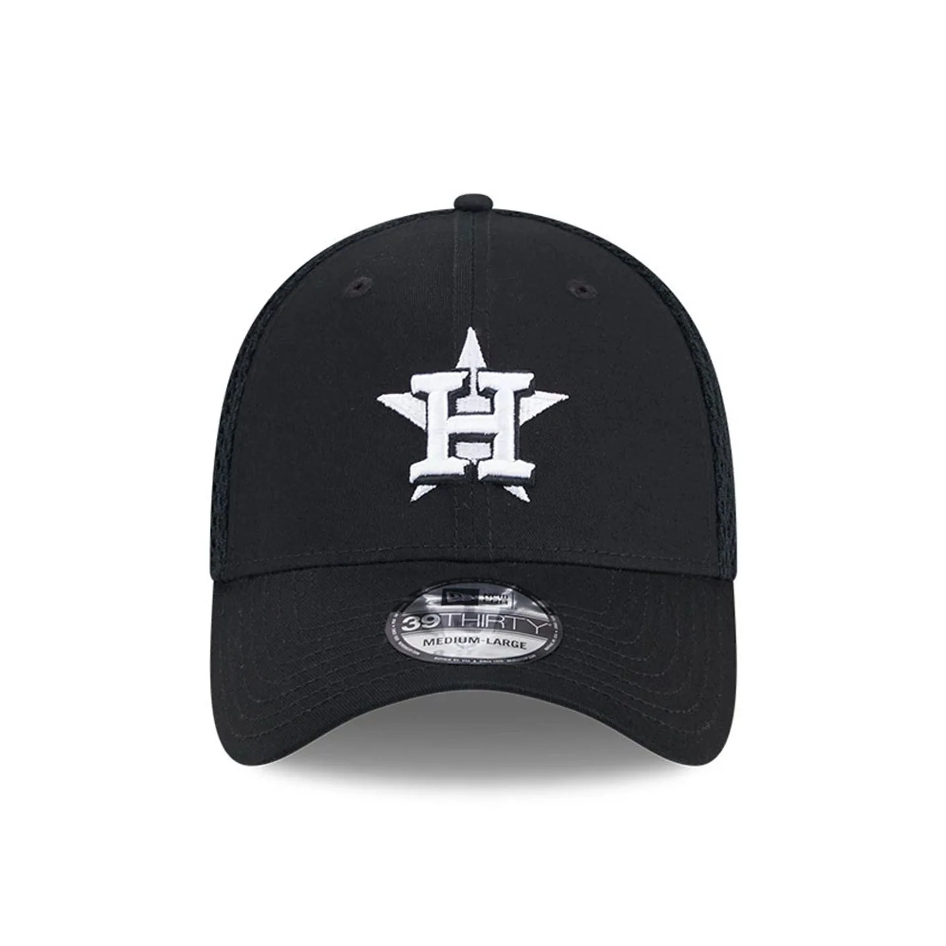 Houston Astros MLB Evergreen Neo Black 39THIRTY Stretch Fit Cap - Image 3