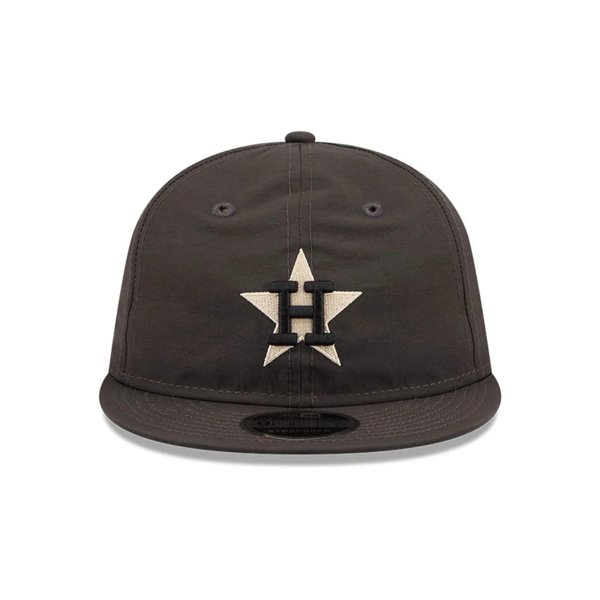 Houston Astros MLB Nylon Black Retro Crown 9FIFTY Adjustable Cap - Image 3