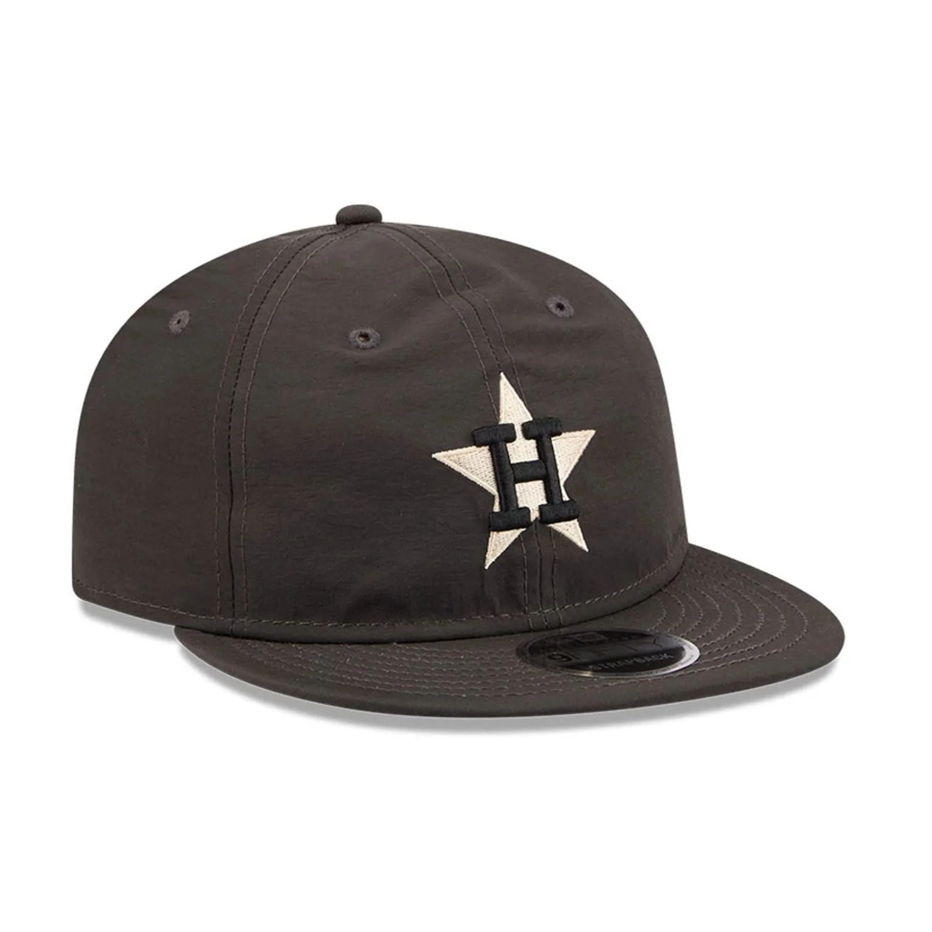Houston Astros MLB Nylon Black Retro Crown 9FIFTY Adjustable Cap - Image 4