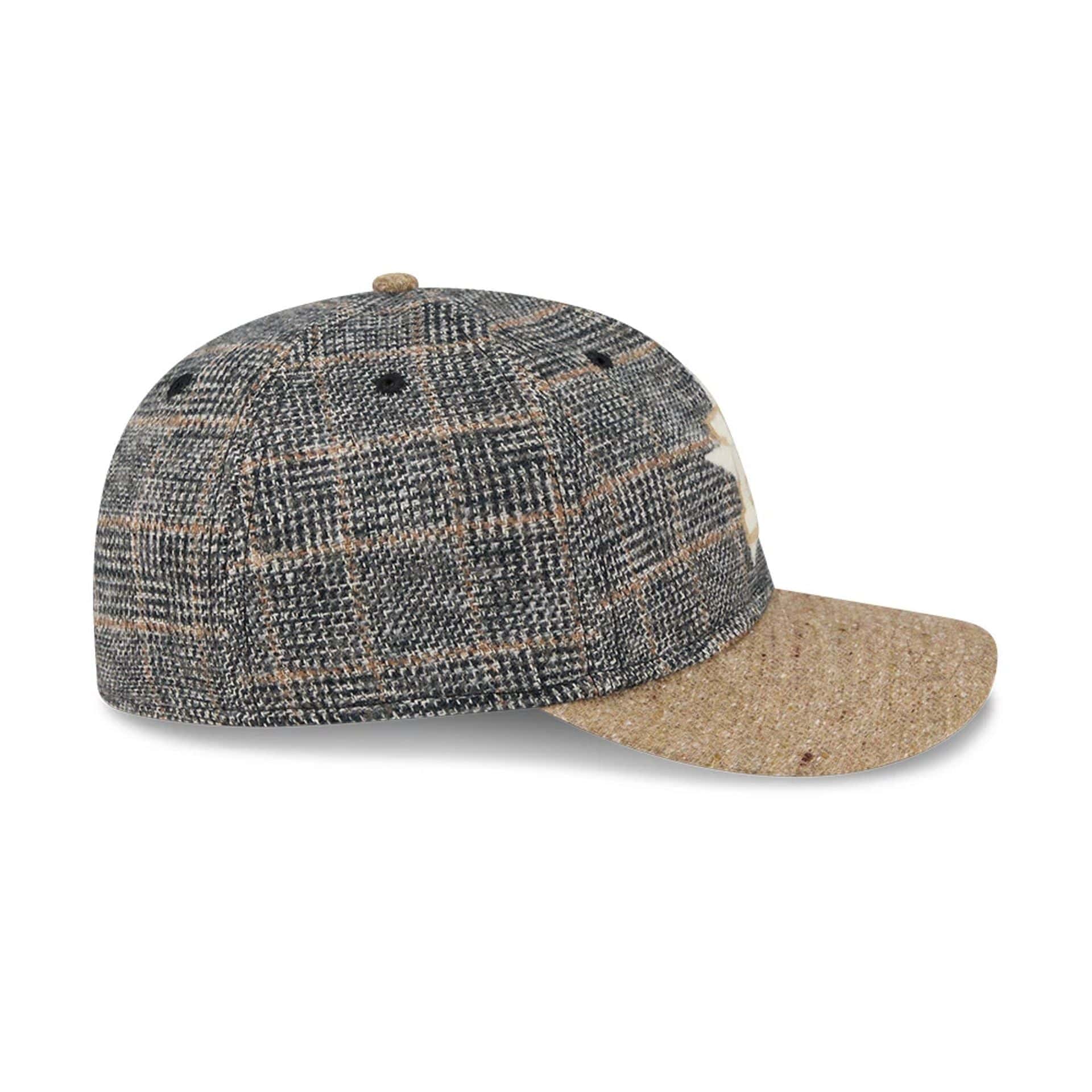 Houston Astros MLB Vintage Tweed Open Blue Retro Crown 59FIFTY Fitted Cap - Image 7