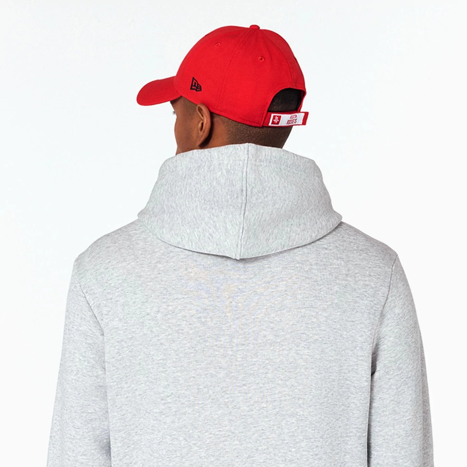 Houston Rockets NBA Grey Pullover Hoodie - Image 2