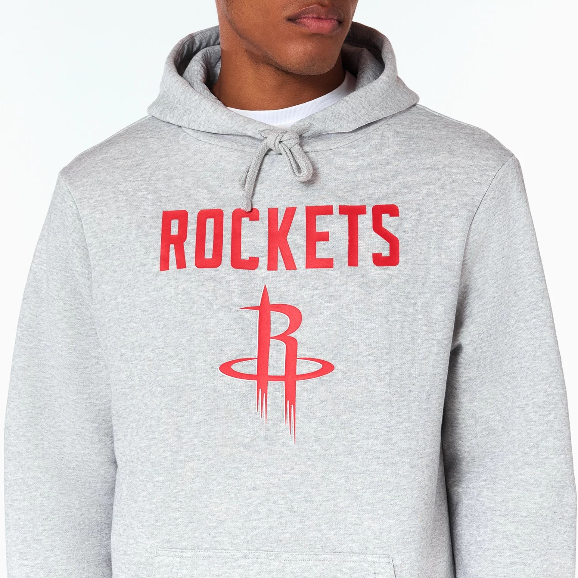 Houston Rockets NBA Grey Pullover Hoodie - Image 5