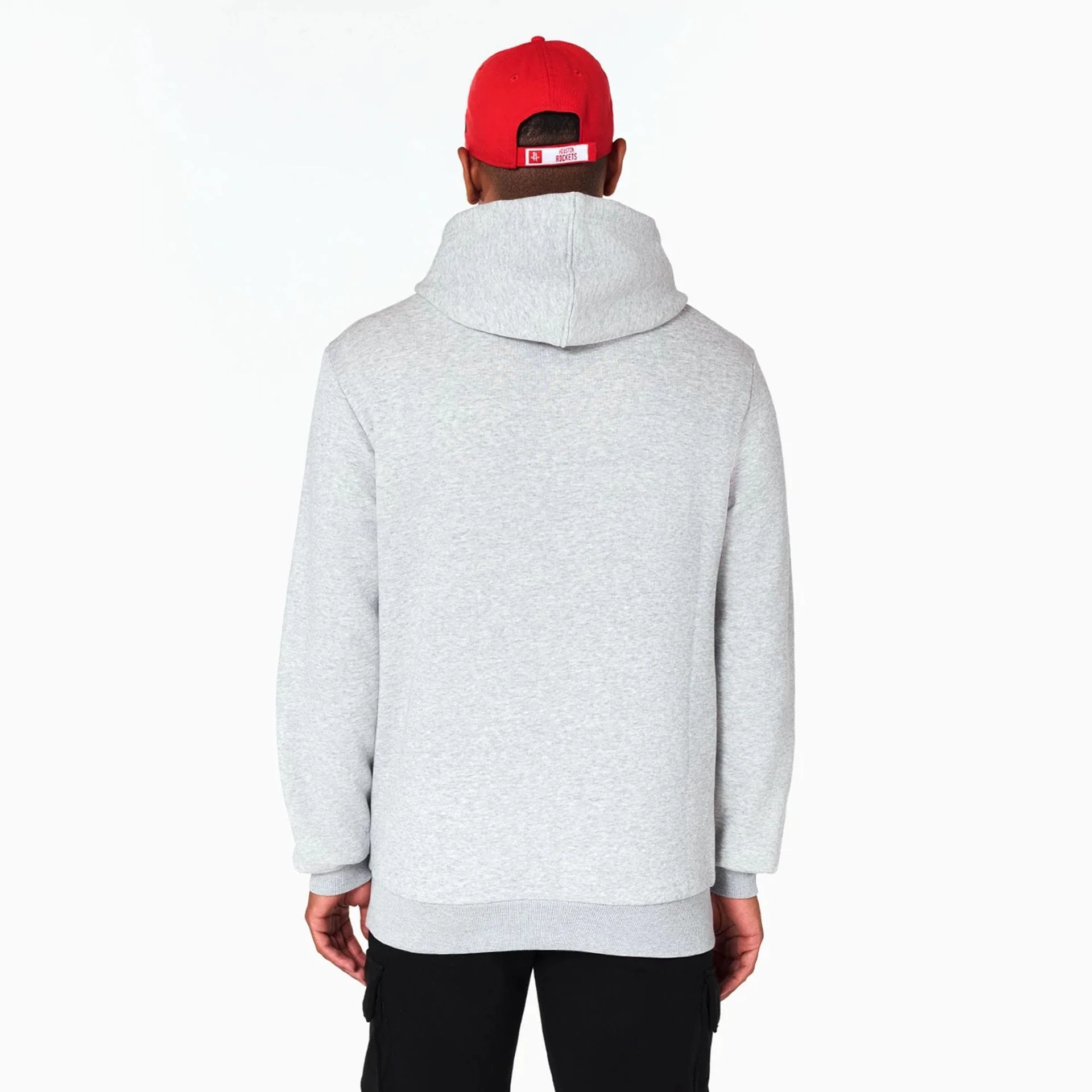 Houston Rockets NBA Grey Pullover Hoodie - Image 6