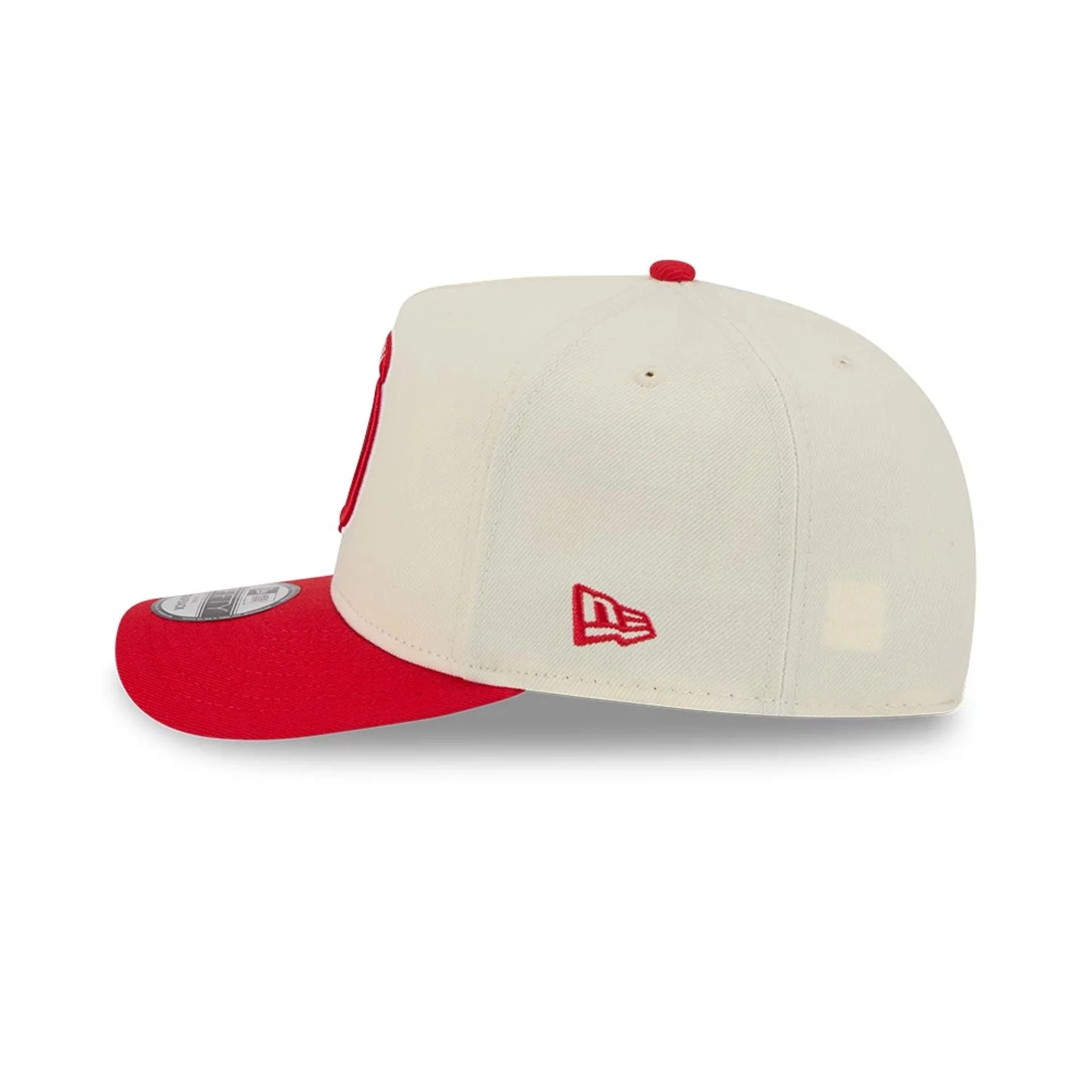 Houston Rockets NBA Red 9FIFTY A-Frame Snapback Adjustable Cap - Image 6