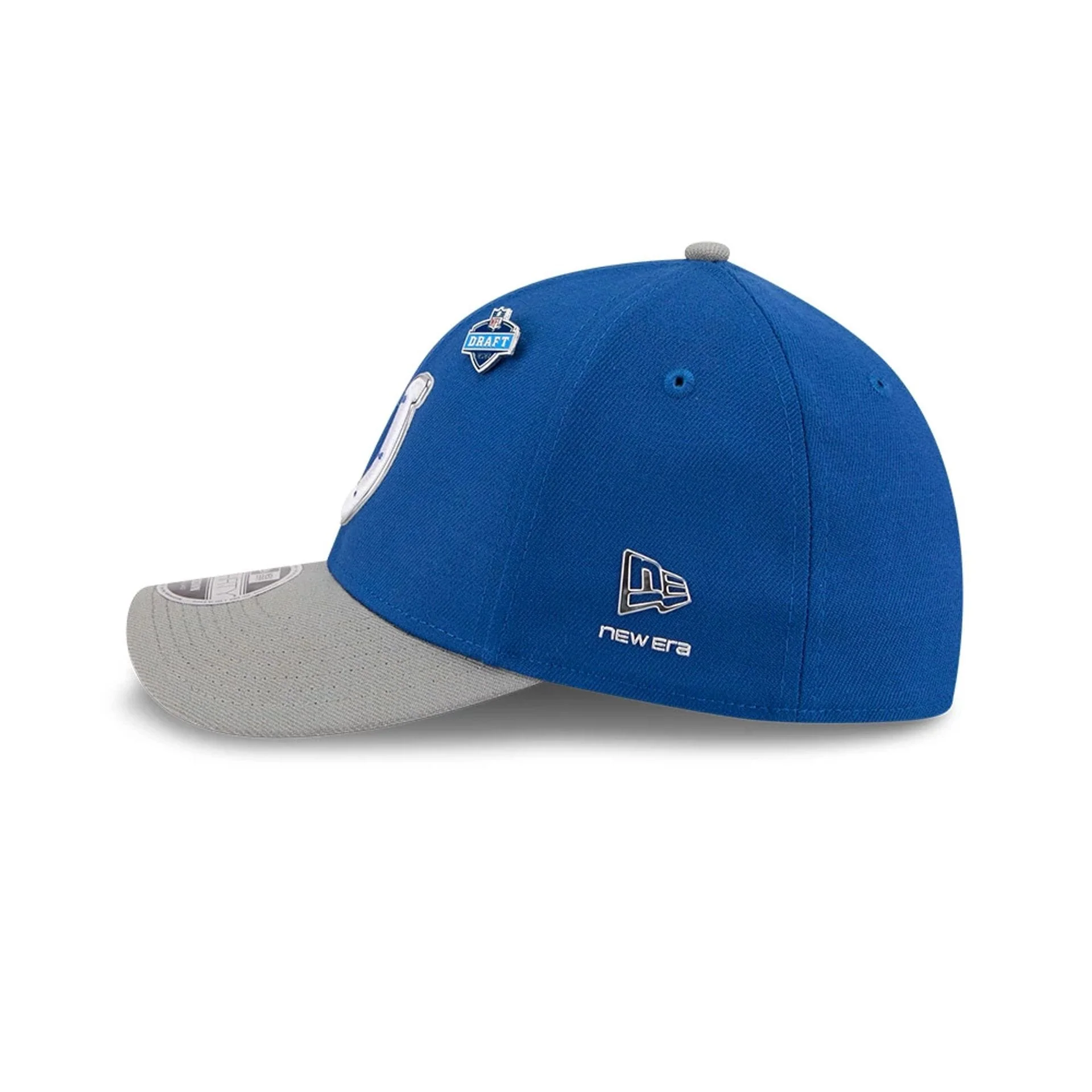 Indianapolis Colts NFL Draft 2026 Blue 39THIRTY M-Crown Stretch Fit Cap - Image 6