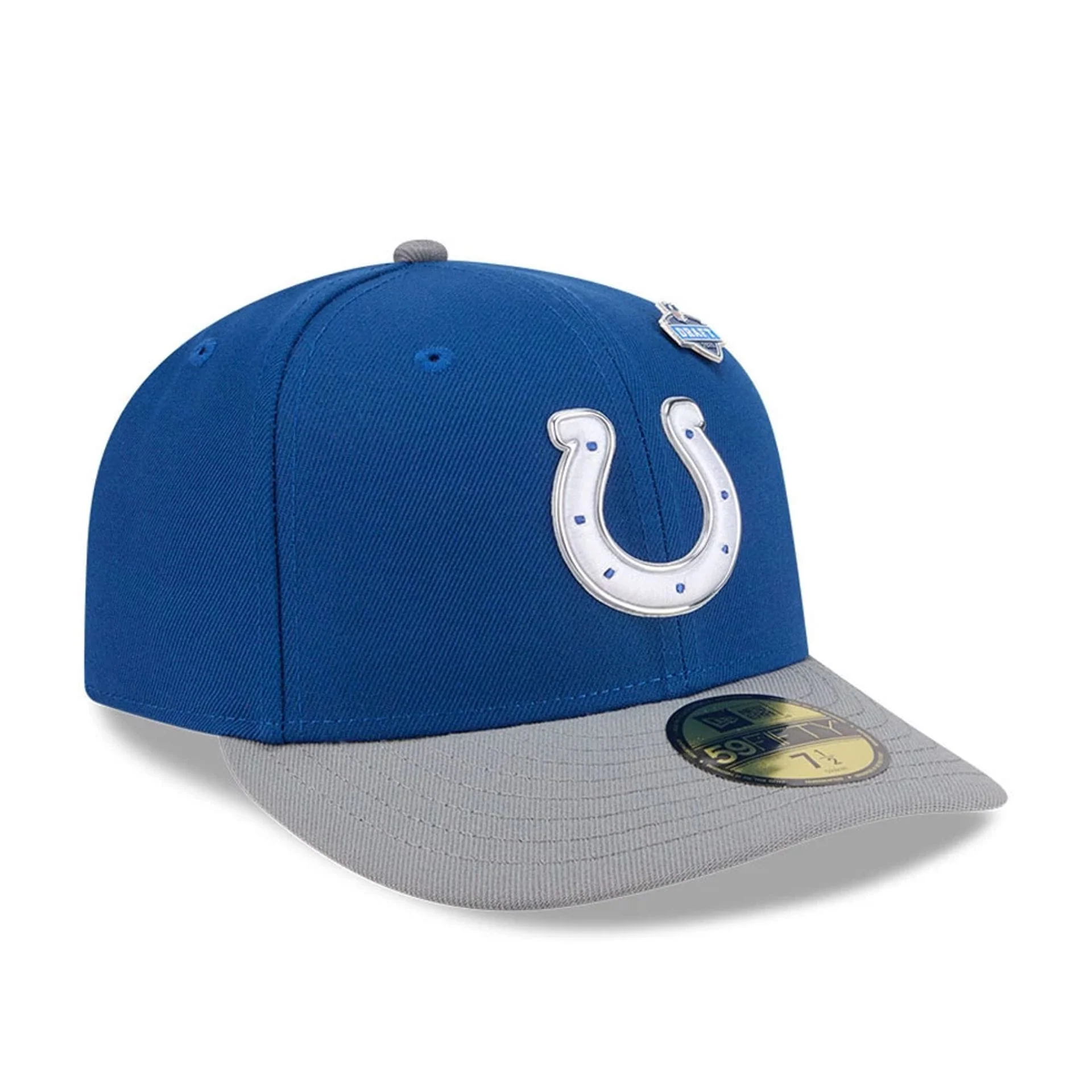 Indianapolis Colts NFL Draft 2026 Blue 59FIFTY Fitted Cap - Image 4