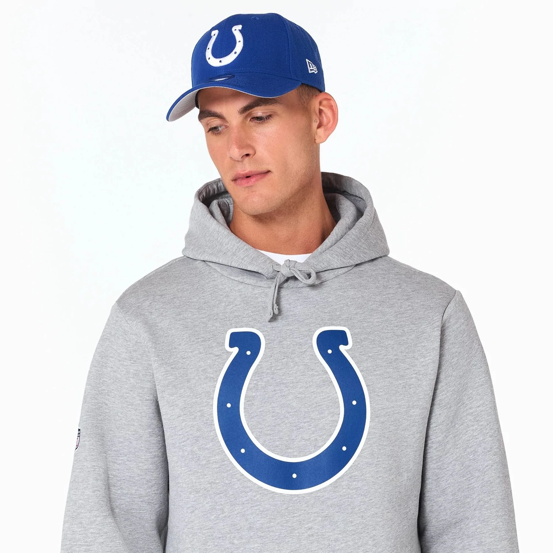 Indianapolis Colts NFL Grey Pullover Hoodie - Image 5