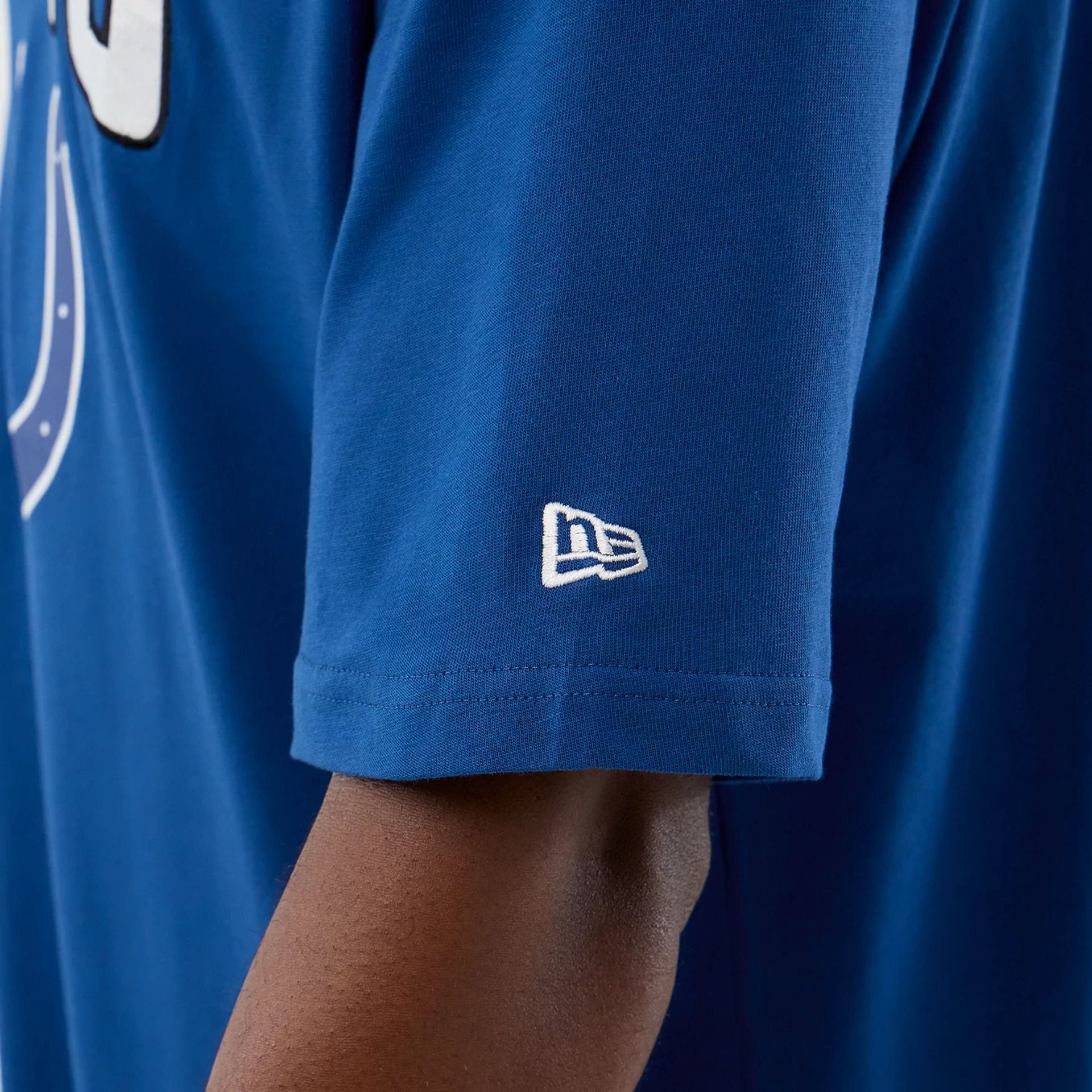 Indianapolis Colts NFL International Series Games Blue Oversized T-Shirt - Image 4