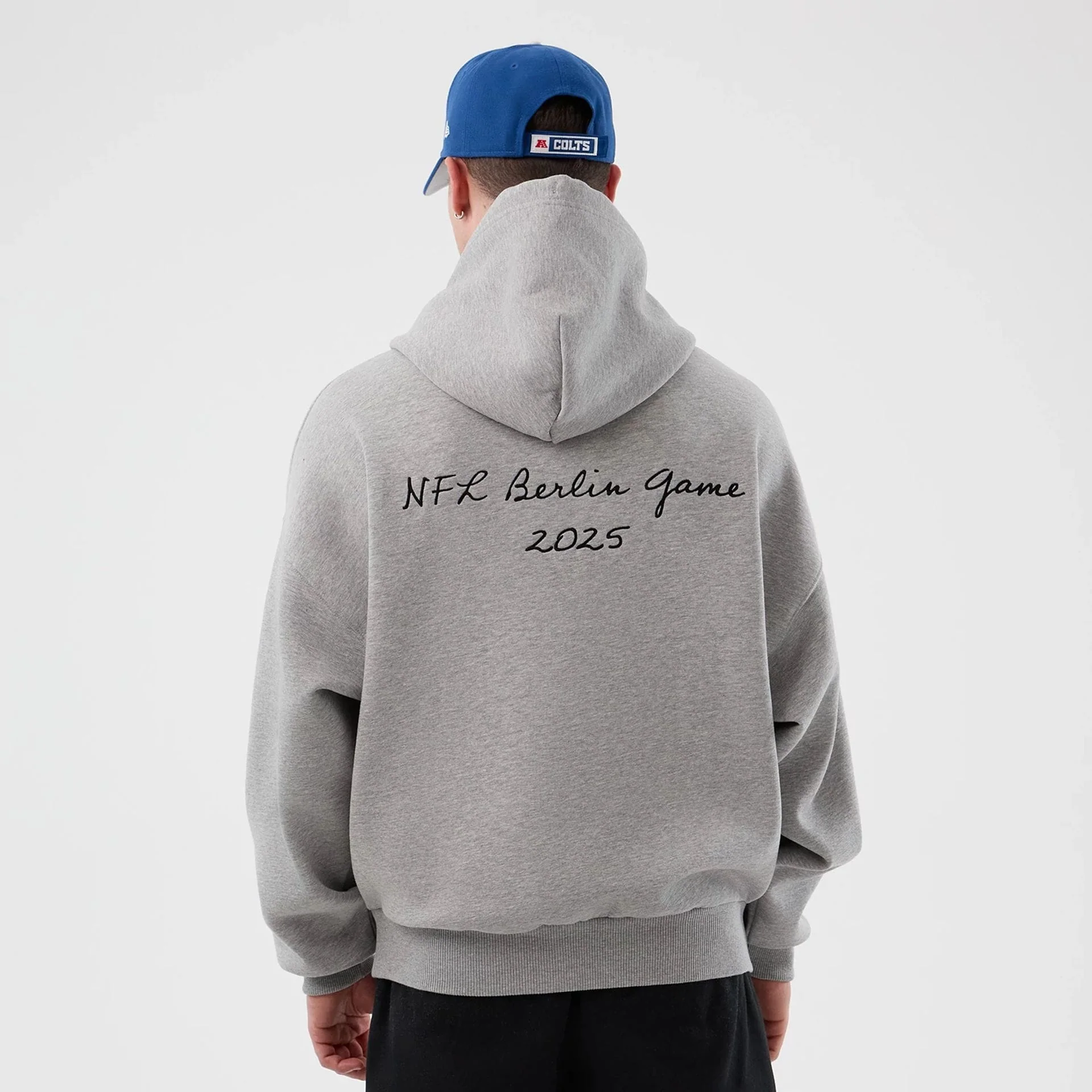 Indianapolis Colts NFL International Series Games Grey Pullover Hoodie - Image 2