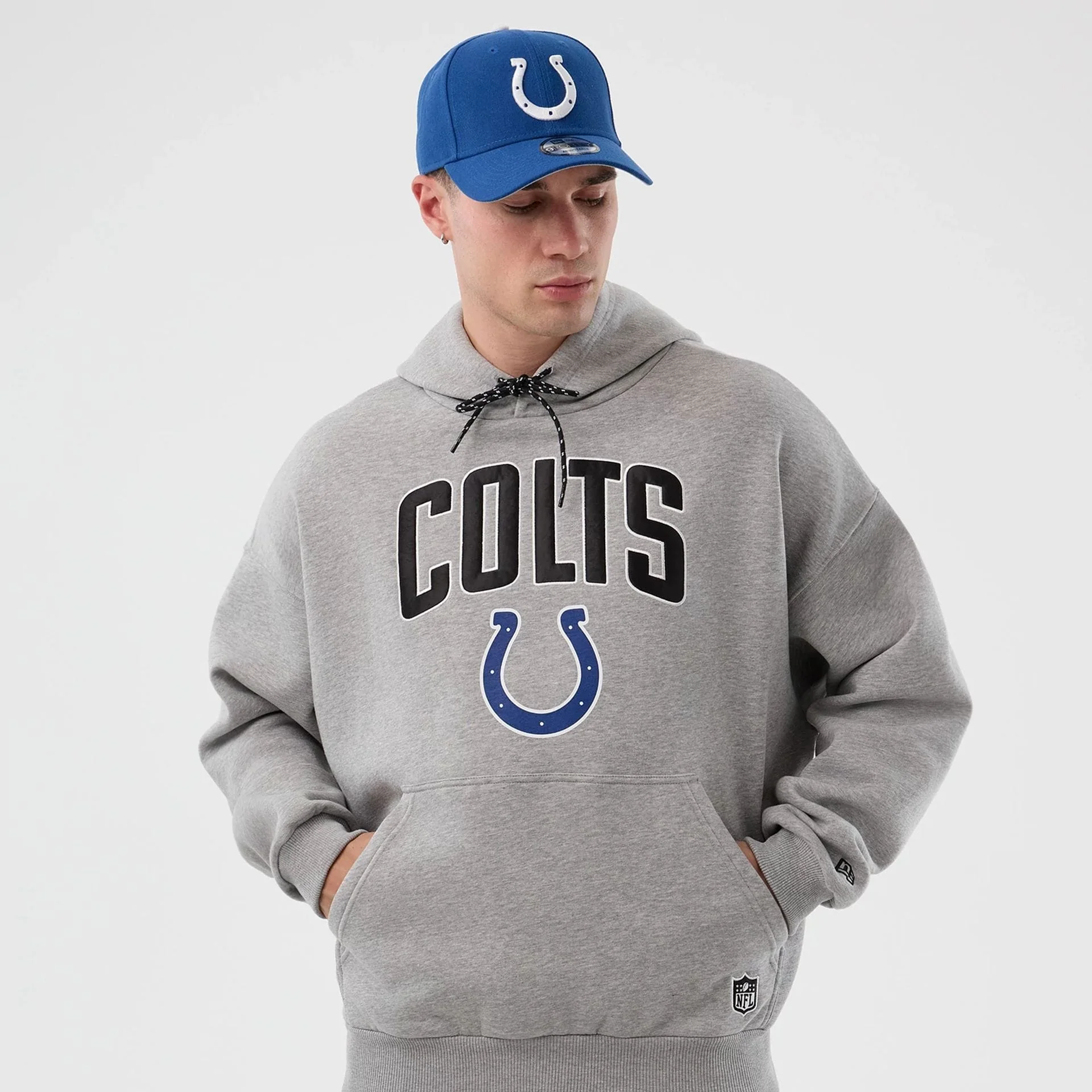 Indianapolis Colts NFL International Series Games Grey Pullover Hoodie - Image 7