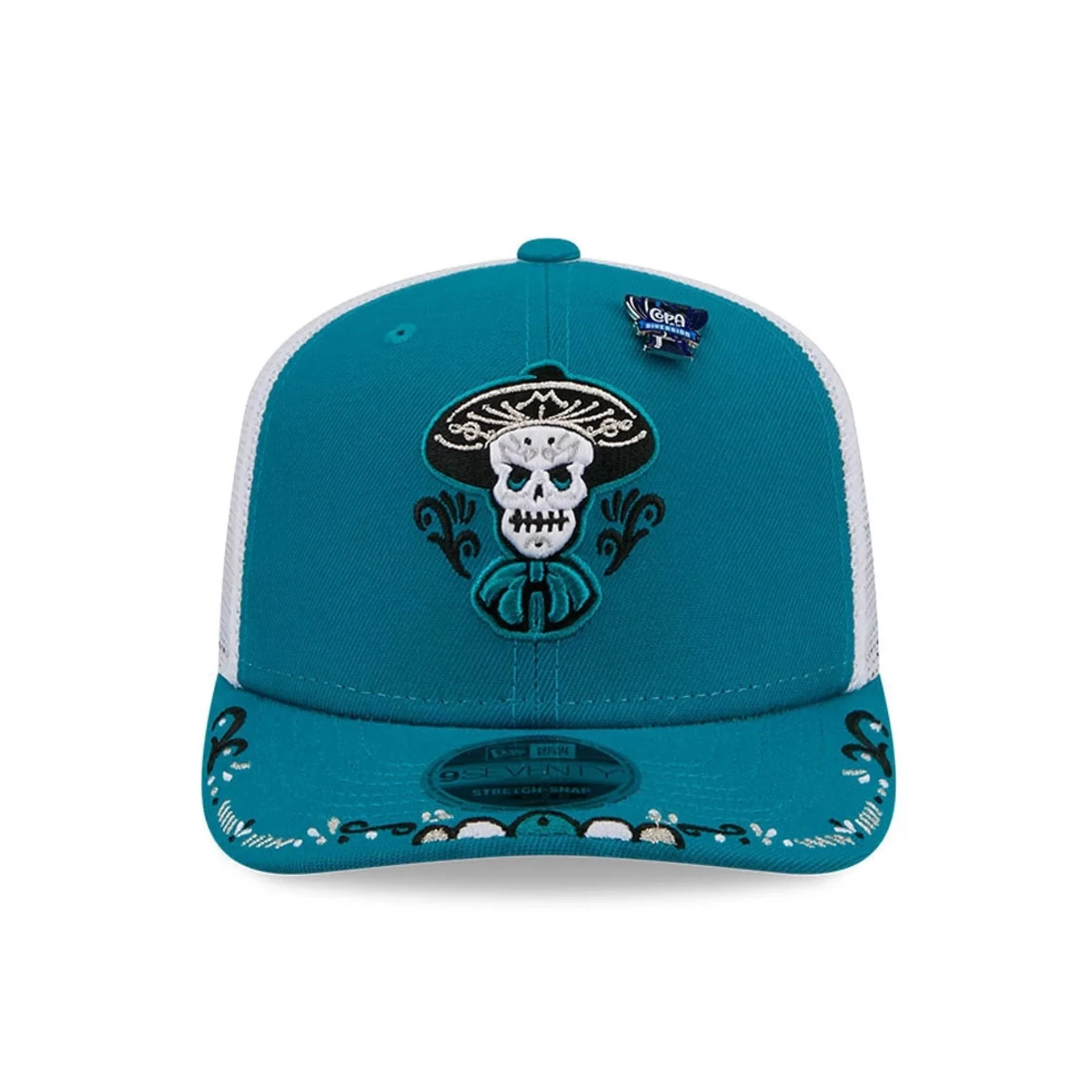 Isotopes MiLB La Copa 2026 Turquoise 9SEVENTY Stretch Snap Adjustable Cap - Image 3