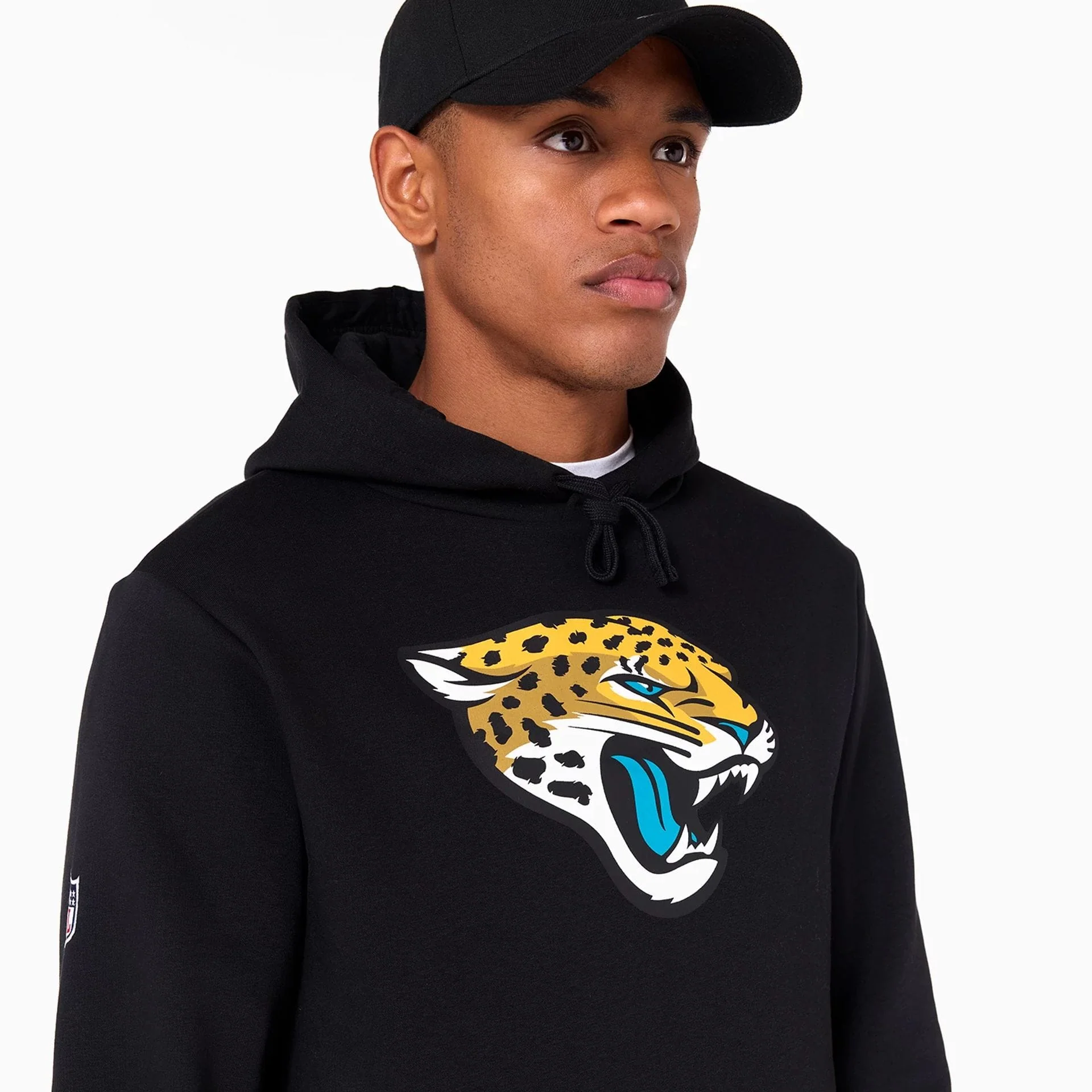 Jacksonville Jaguars NFL Black Pullover Hoodie - Image 5